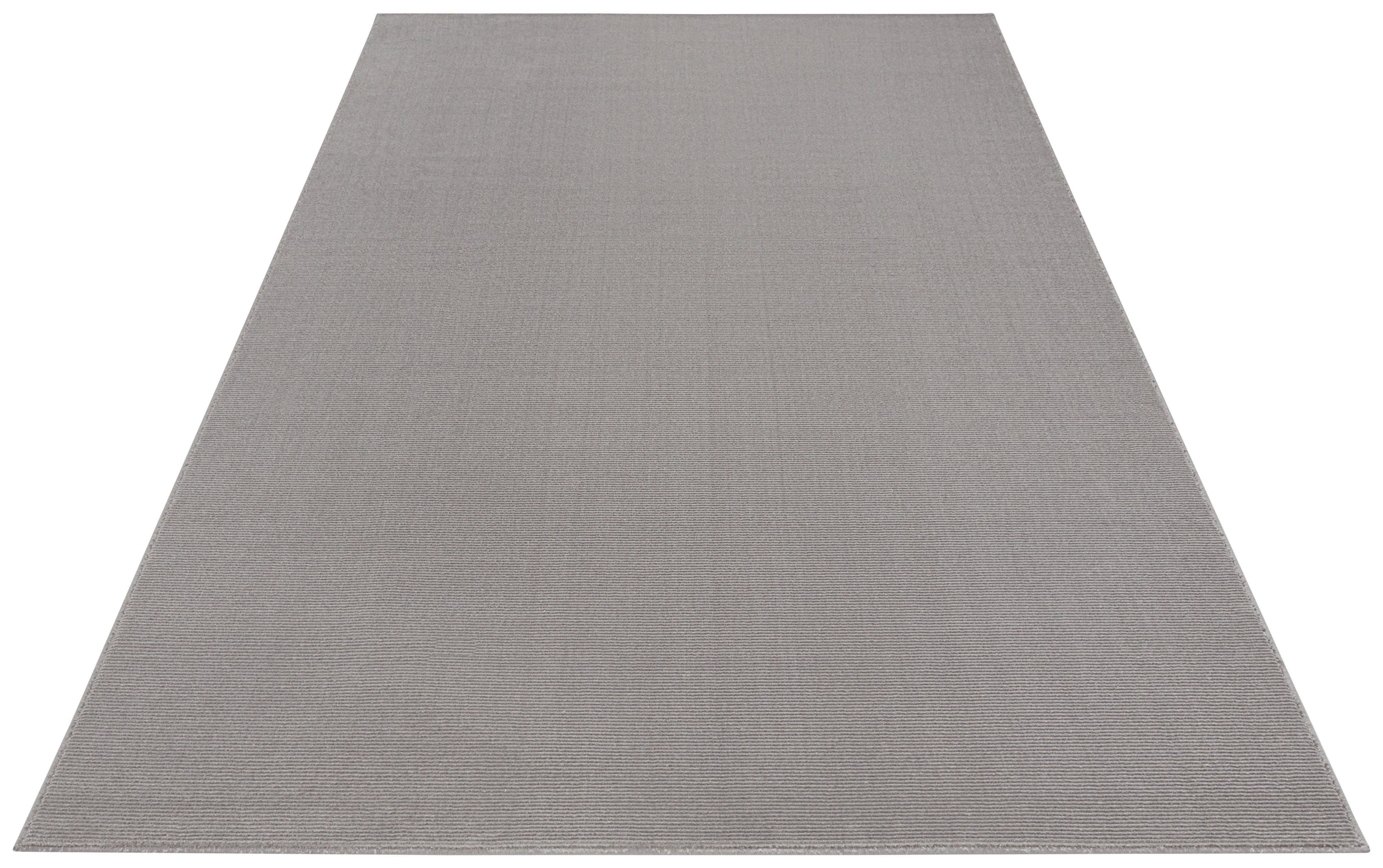ELLE DECORATION Teppich »Alagnon«, rechteckig, 6 mm Höhe, Kurzflor, Streifen Optik, samtige Oberfläche, Unifarben Design