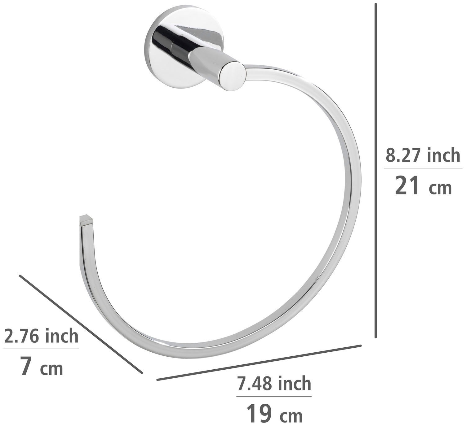 WENKO Handtuchring »UV-Loc® Isera« befestigen ohne Bohren