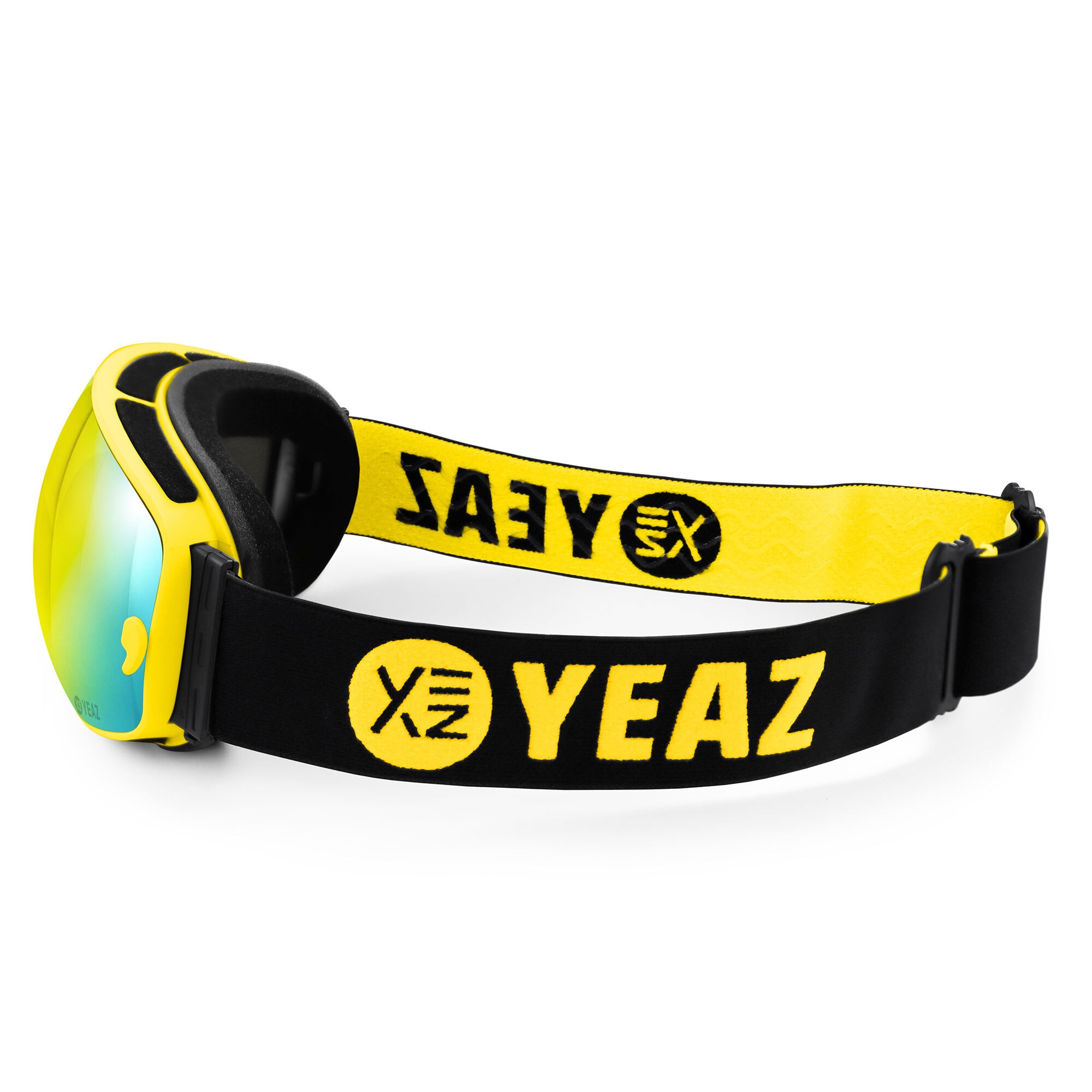 YEAZ Snowboardbrille »Ski- Snowboardbrille mit Rahmen gelb verspiegelt XTRM-SUMMIT«