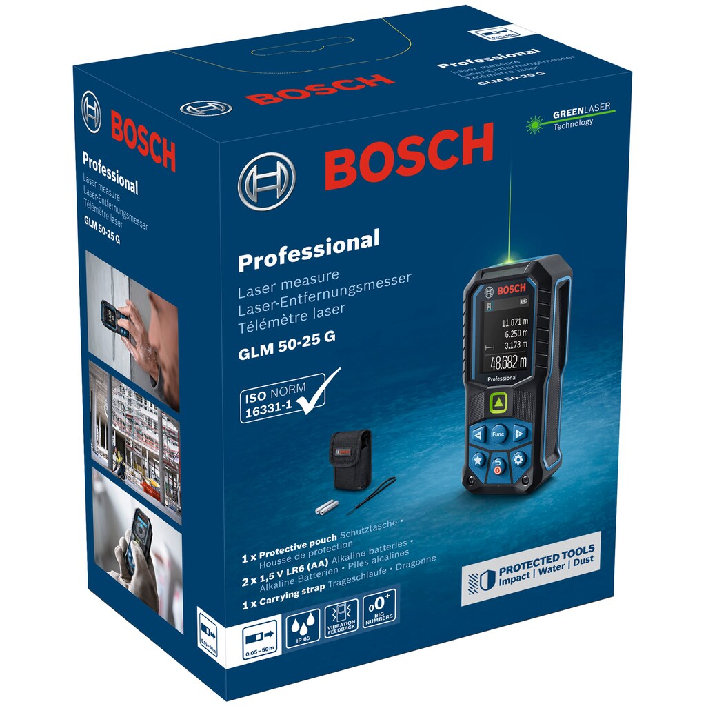 Bosch Professional Entfernungsmesser »GLM 50-25 G«
