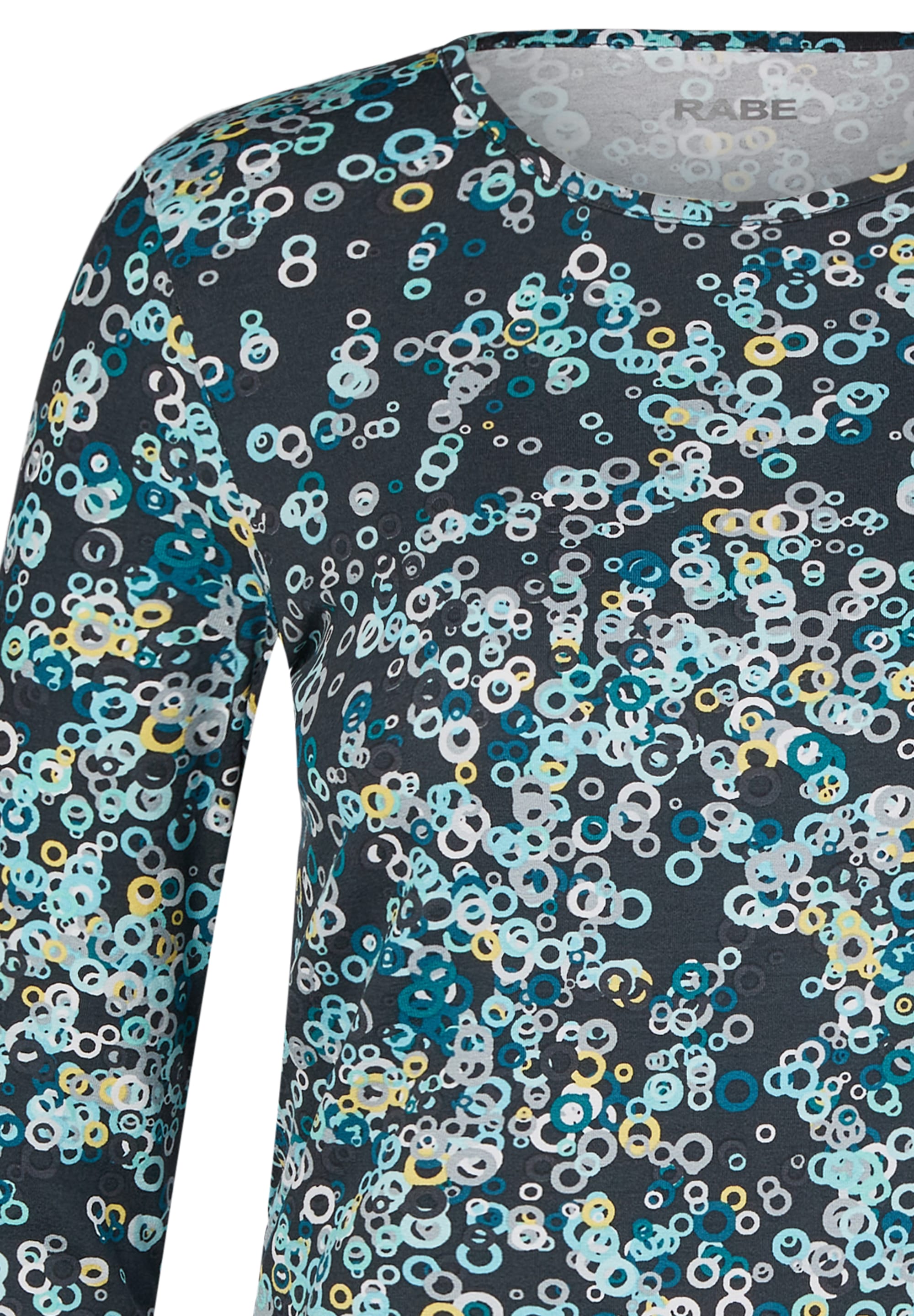 Rabe 3/4-Arm-Shirt, mit grafischem Muster