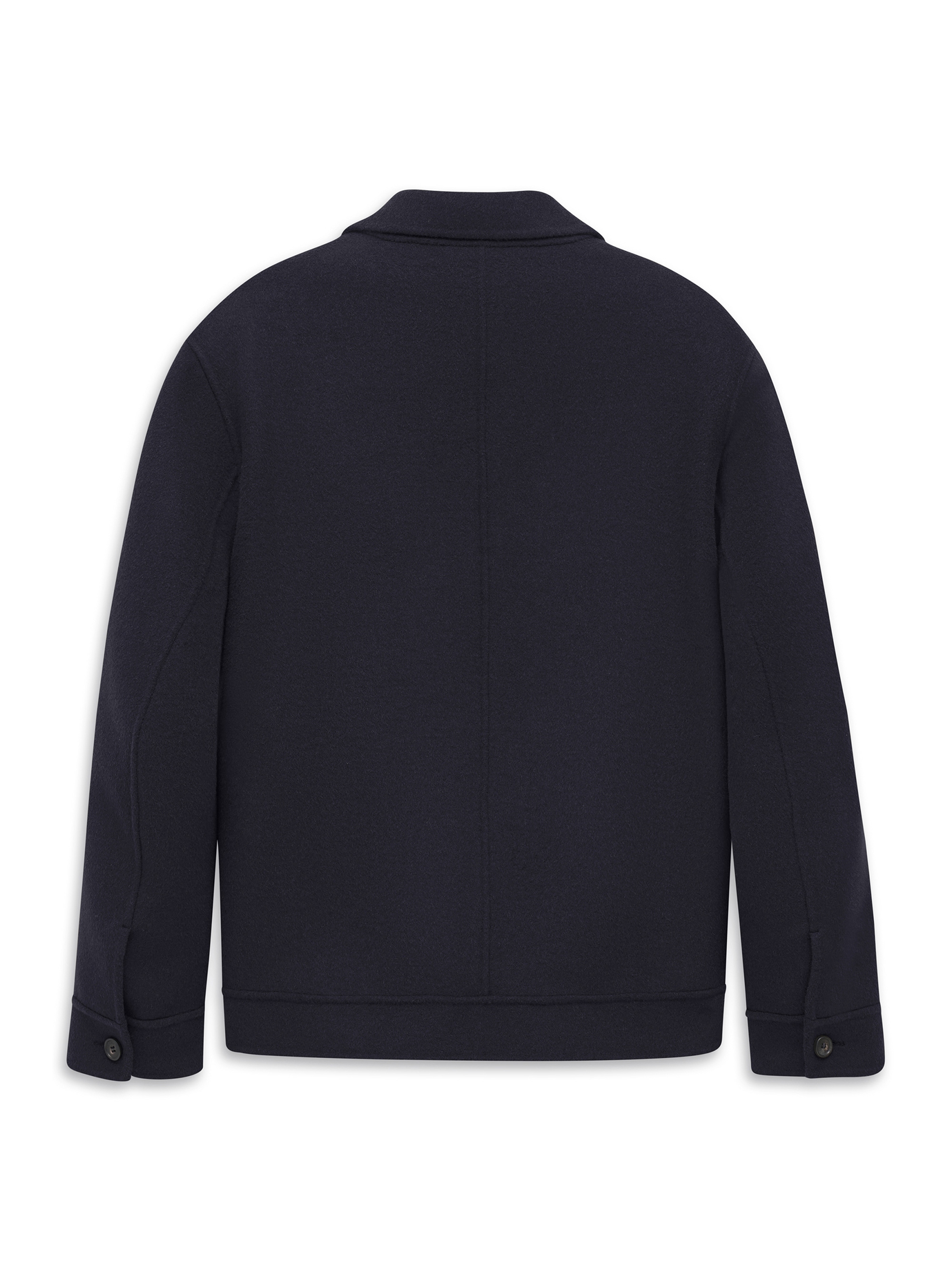bugatti Blouson »Regular Fit« ohne Kapuze Regular Fit Wolle Handmade Umlegekragen