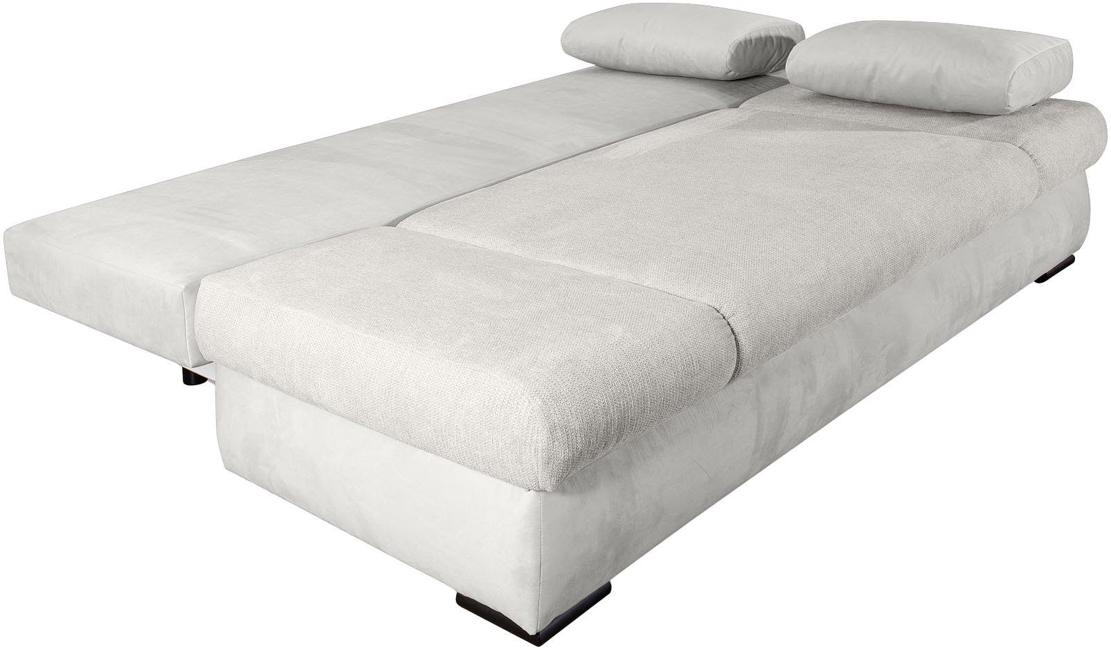 COLLECTION AB Schlafsofa »Chicago mit Bettfunktion, Schlafcouch«, inklusive Bettkasten, Cord-Samt Bezug, anthrazit