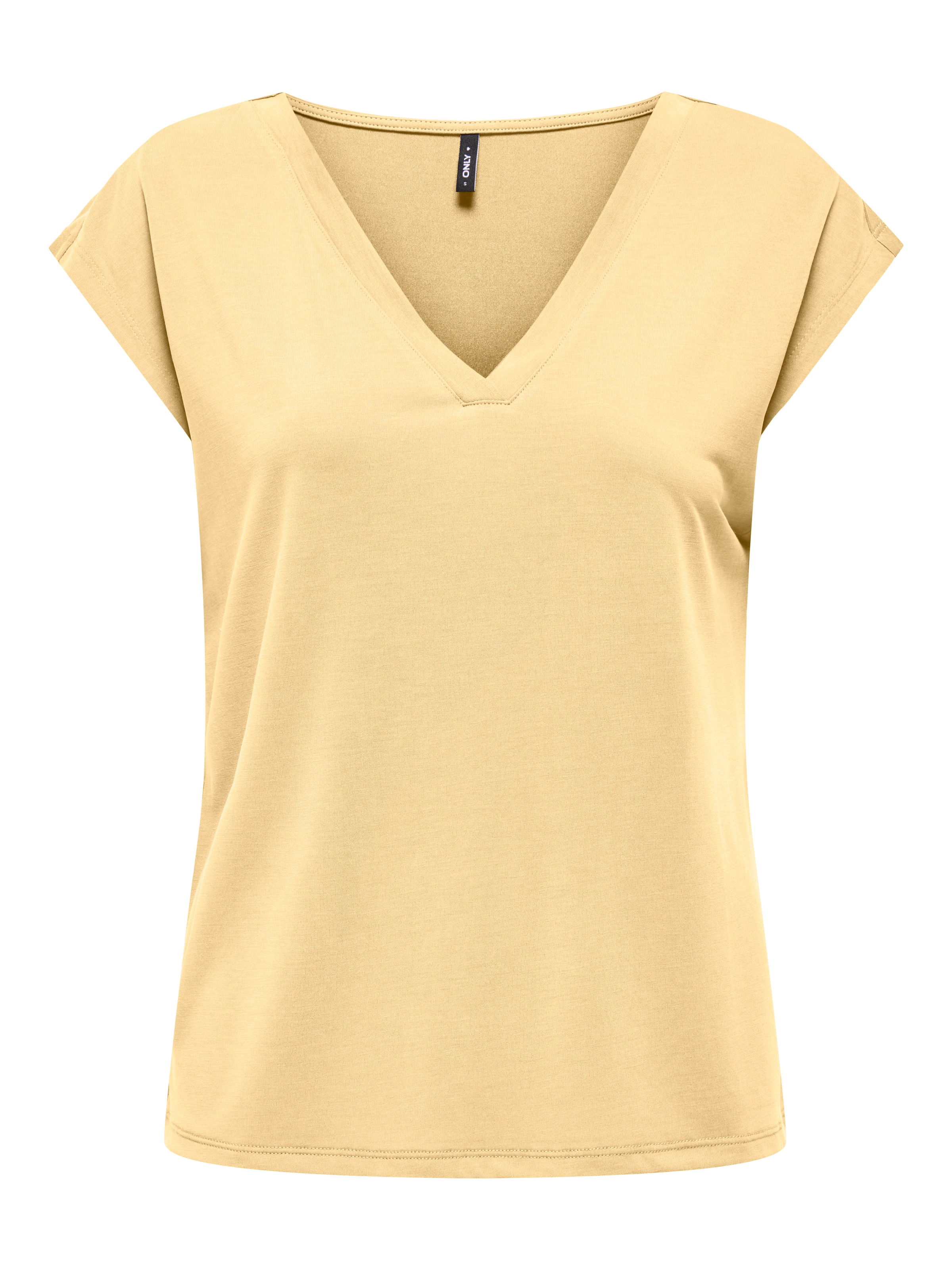 ONLY V-Shirt »ONLFREE S/S MOD.V-NECK TOP JRS NOOS«