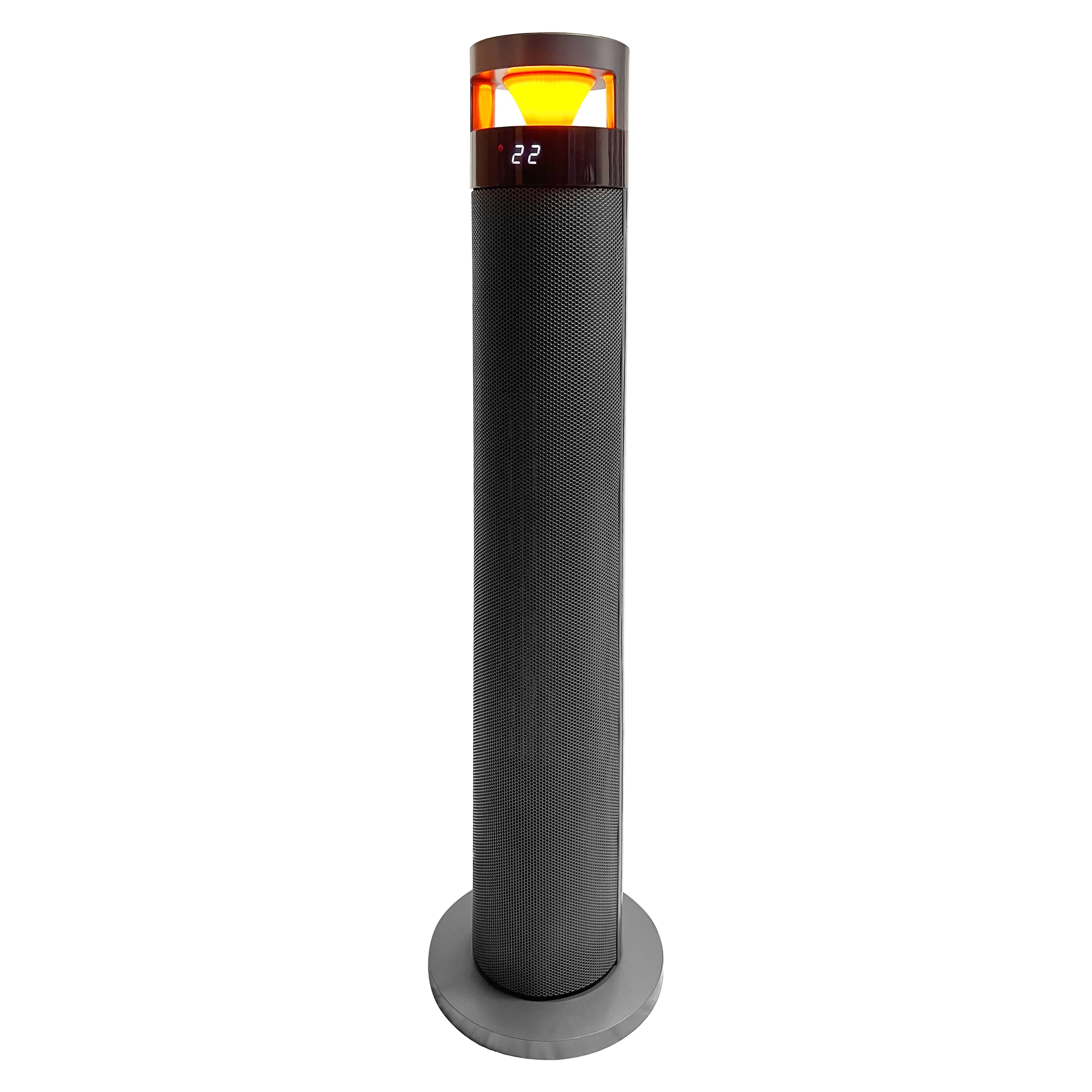 Heizlüfter, 2000 W, ECO-Modus, zwei Lüftermotoren, Display, LED-Licht