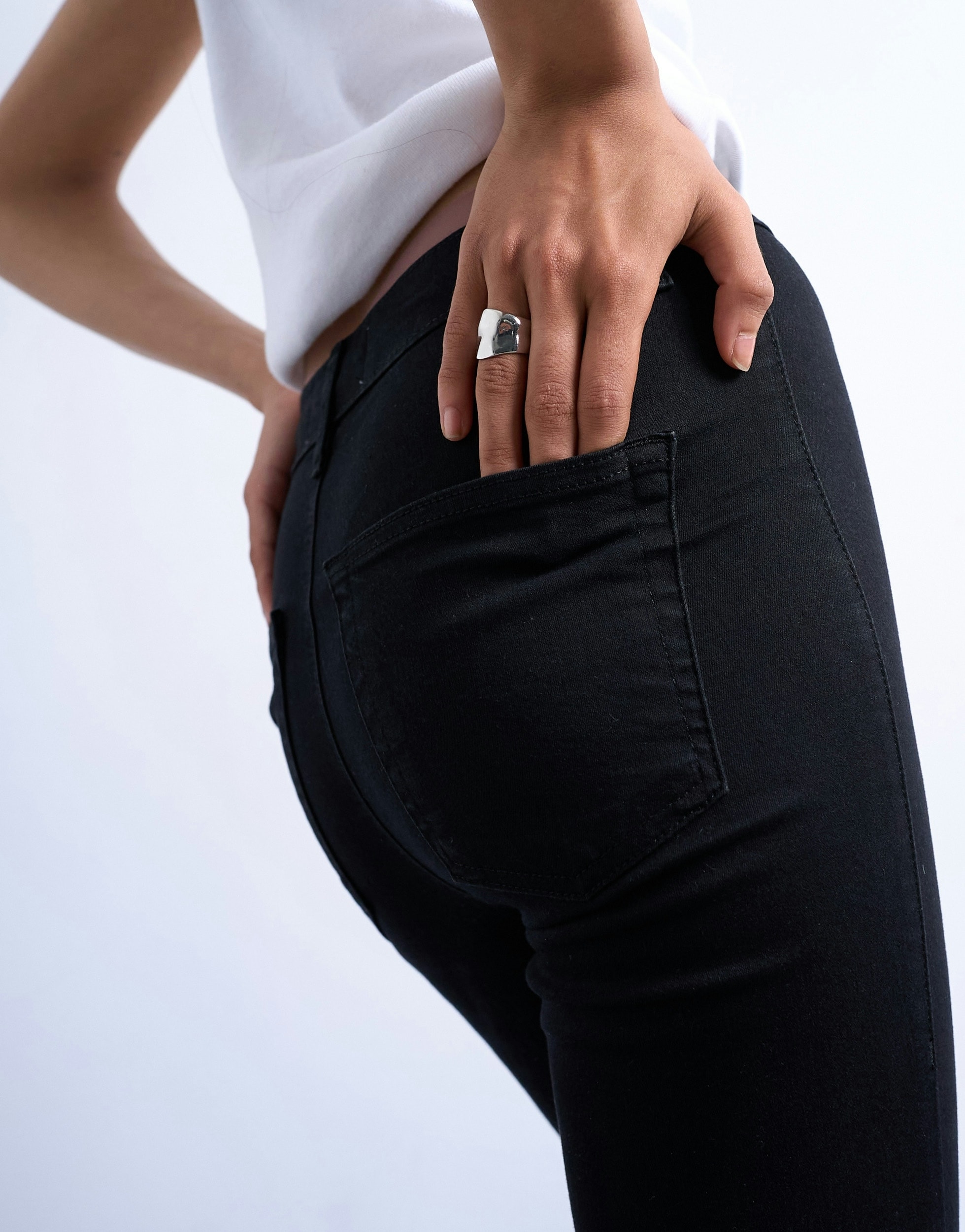 TOPSHOP Skinny-fit-Jeans »TSJONI HR SKINNY DNM JEANS BL NOOS« Baumwollmischung, skinny fit, high waist