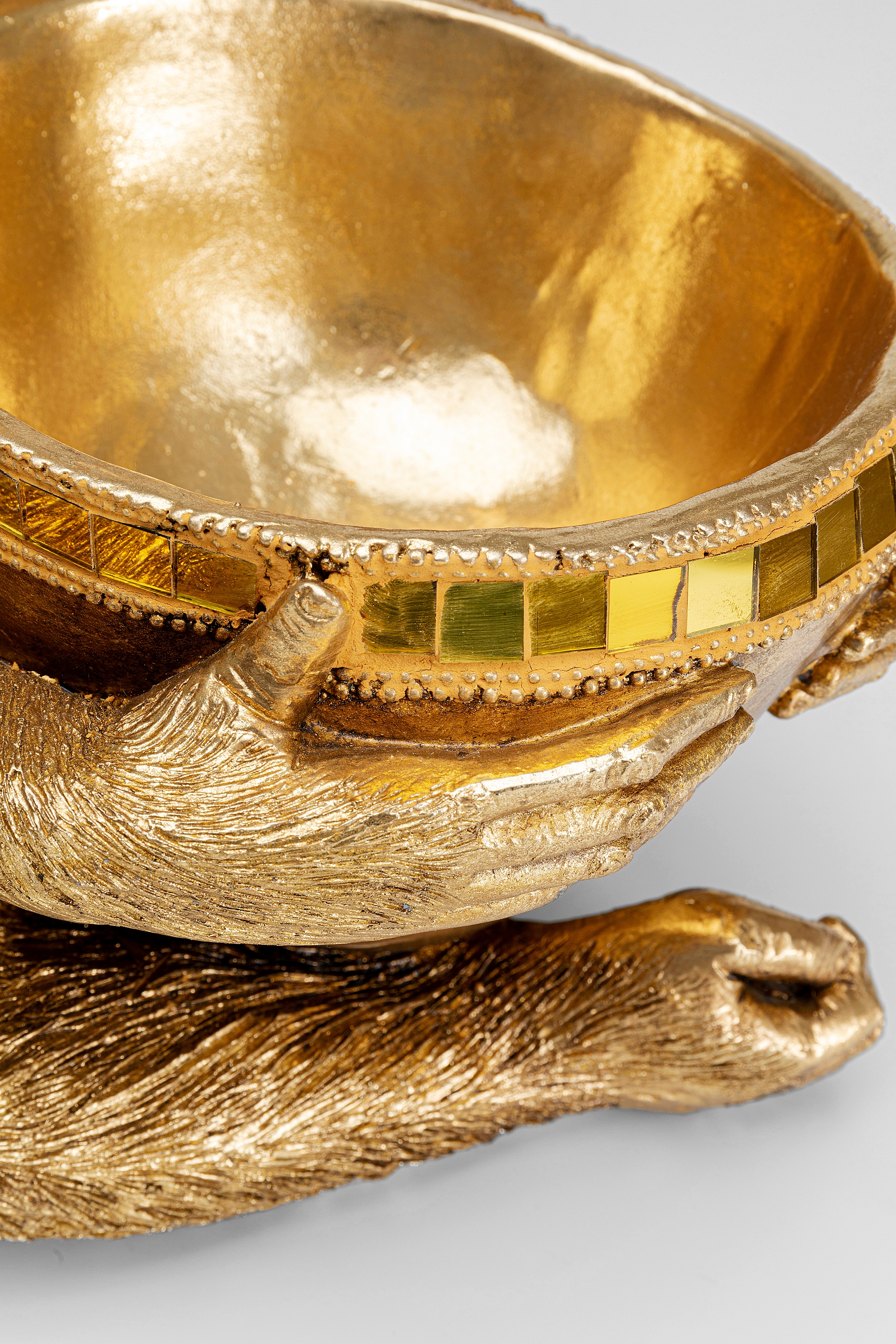 Kare Design Dekofigur »Gorilla Holding Bowl Gold 4«