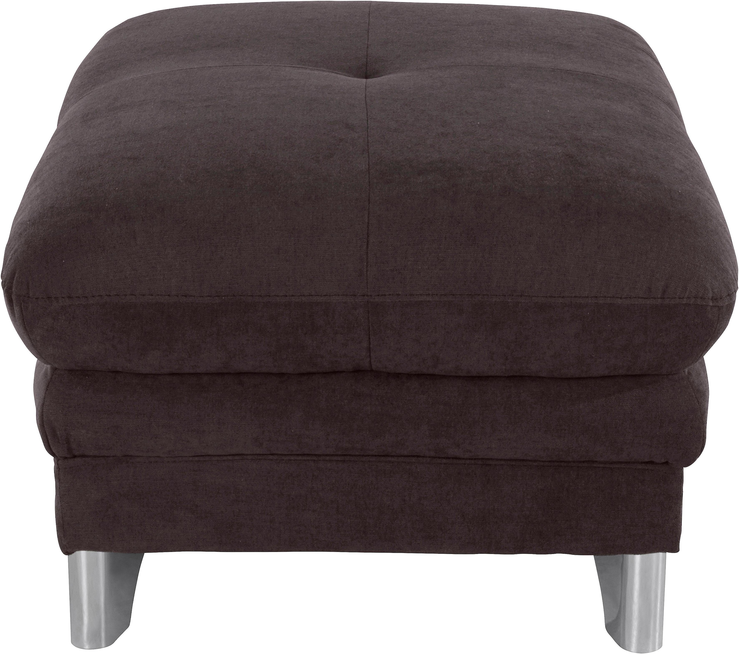 COTTA Polstergarnitur »Enterprise L-Form«, (Set), Set bestehend aus: Ecksofa mit Arm- & Kopfteilverstellung & Hocker