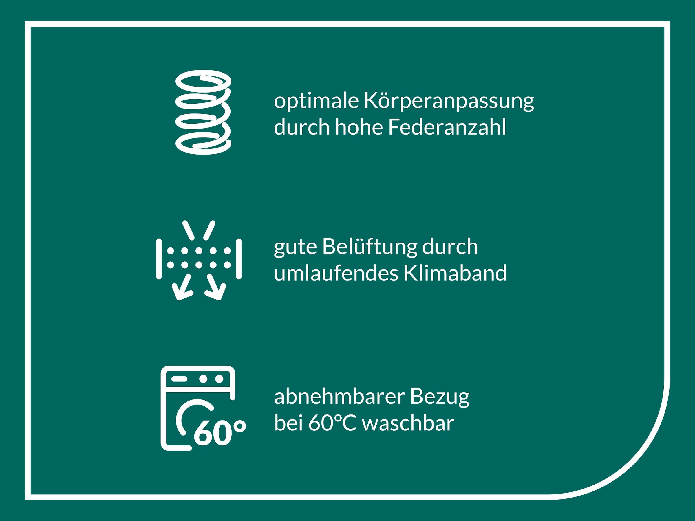 f.a.n. Schlafkomfort Taschenfederkernmatratze »ProVita First Class T- BESTSELLER-Matratze, Top-Preis/Leistung«, 24 cm cm hoch, 1034 Federn, (1 St.), Matratze in 90x200 cm, 140x200 cm