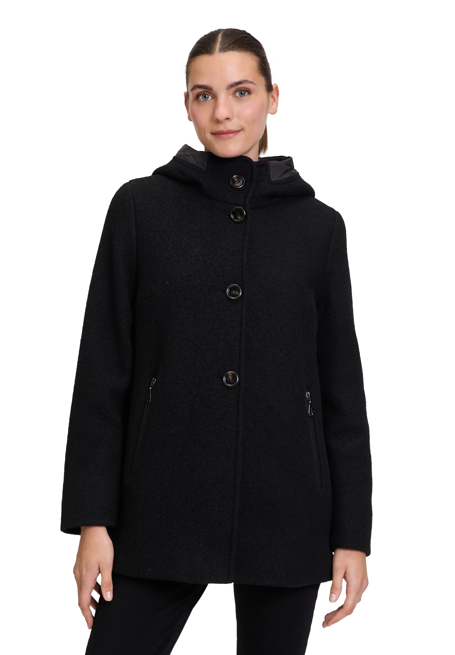 Gil Bret Wolljacke »Wolljacke mit Kapuze«