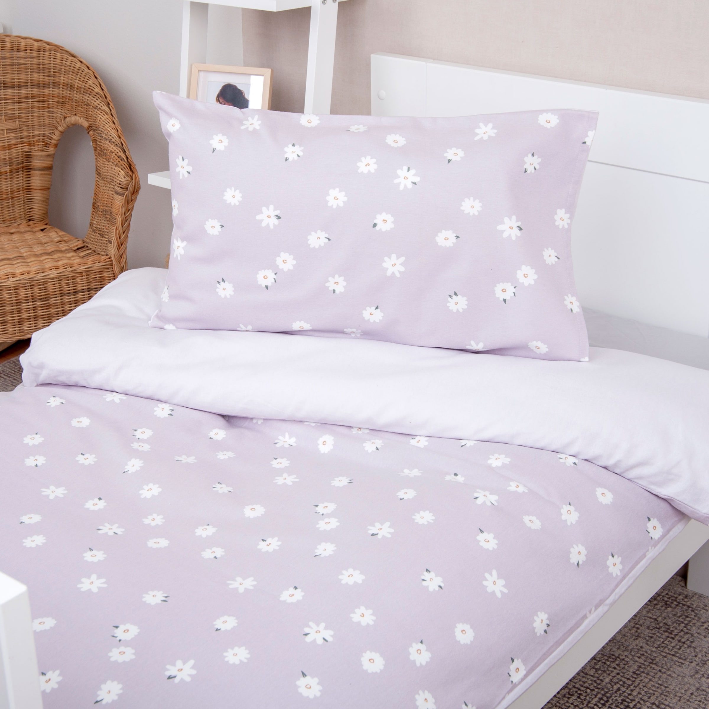 Baby Best Babybettwäsche "BabyBest Flower Bunny" 2 Stk. Flanellbettwäsche