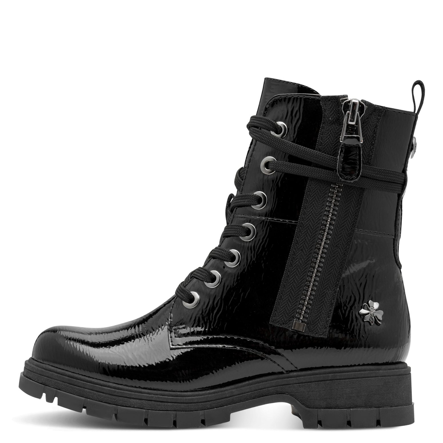 MARCO TOZZI by GMK Schnürboots  , Blockabsatz, Schnürboots mit Zierreißverschluss außen