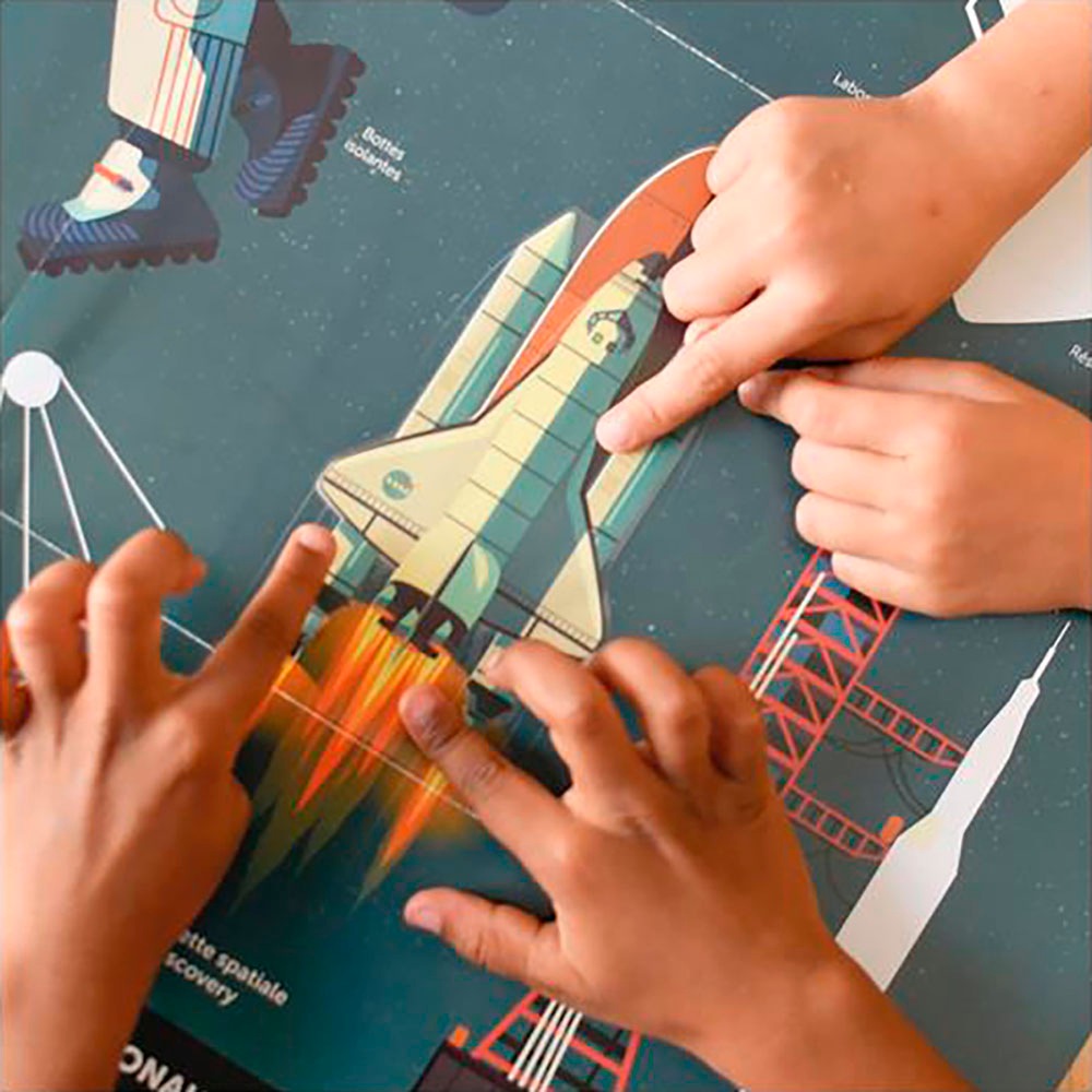 POPPIK Kreativset »Sticker Lernposter, Astronomie«