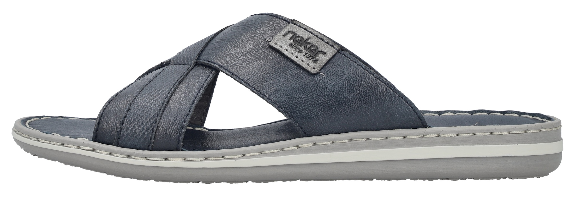 Rieker Pantolette  Sommerschuh, Strandschuh, Schlappen, Hausschuh mit Label