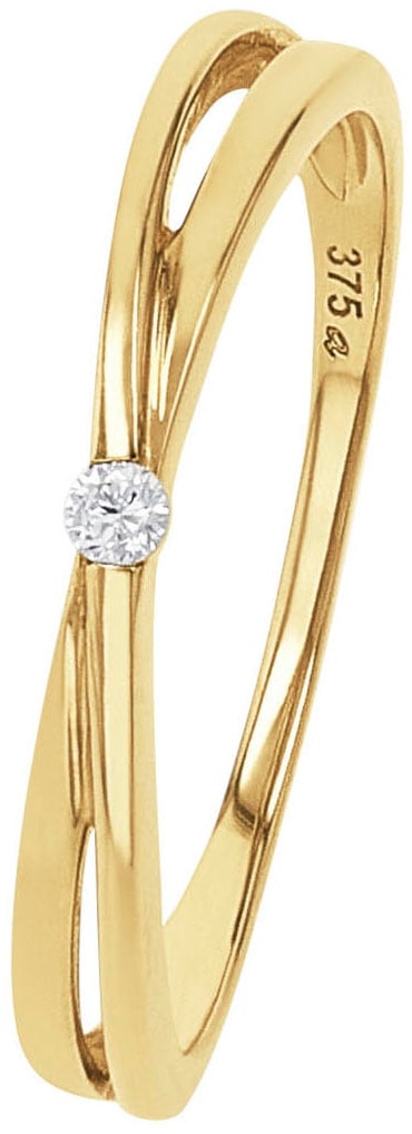 Amor Fingerring »2037423/-24/-25/-26/-27«, mit Zirkonia (synth.)