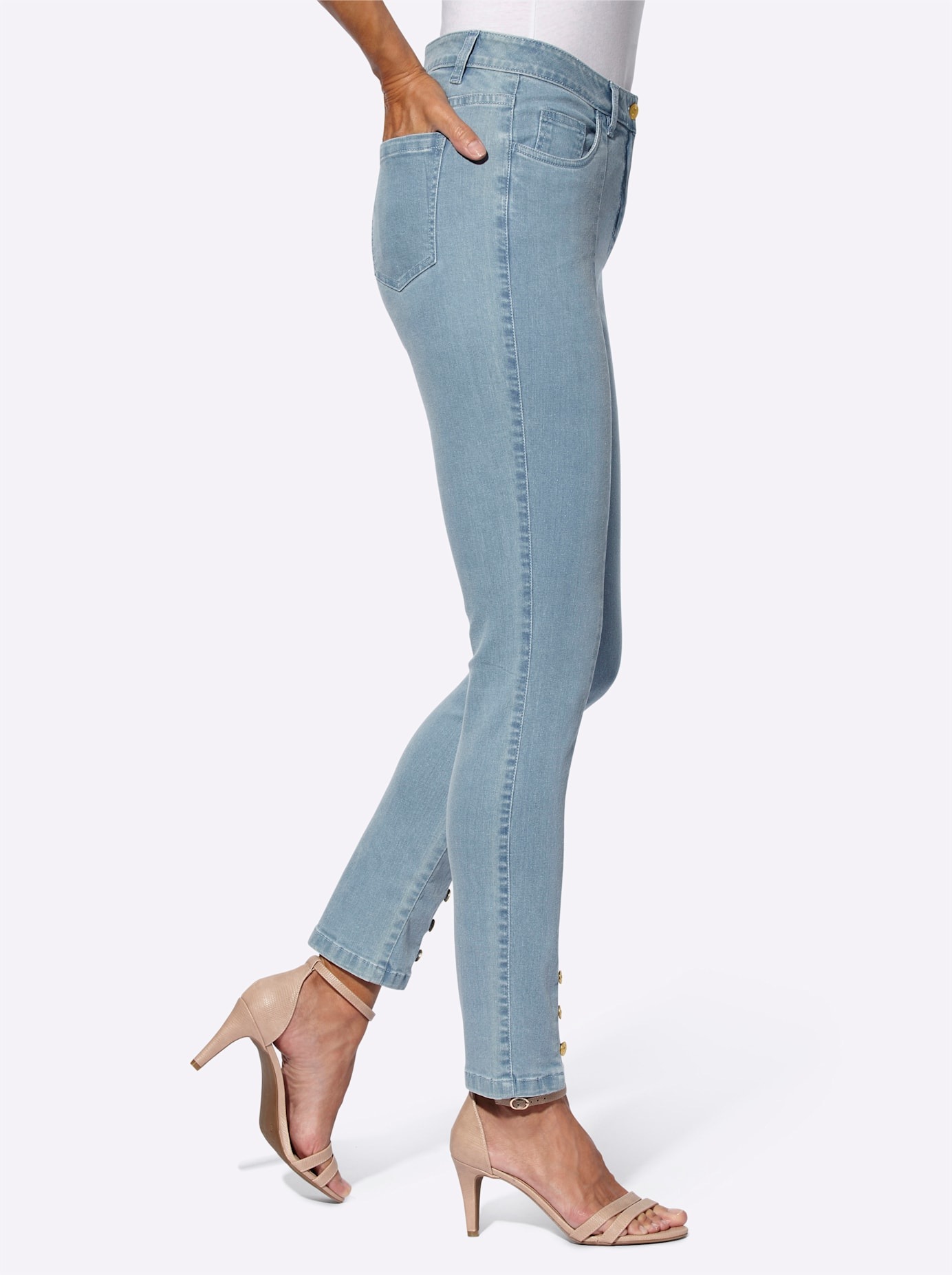 Lady 5-Pocket-Jeans, (1 tlg.)