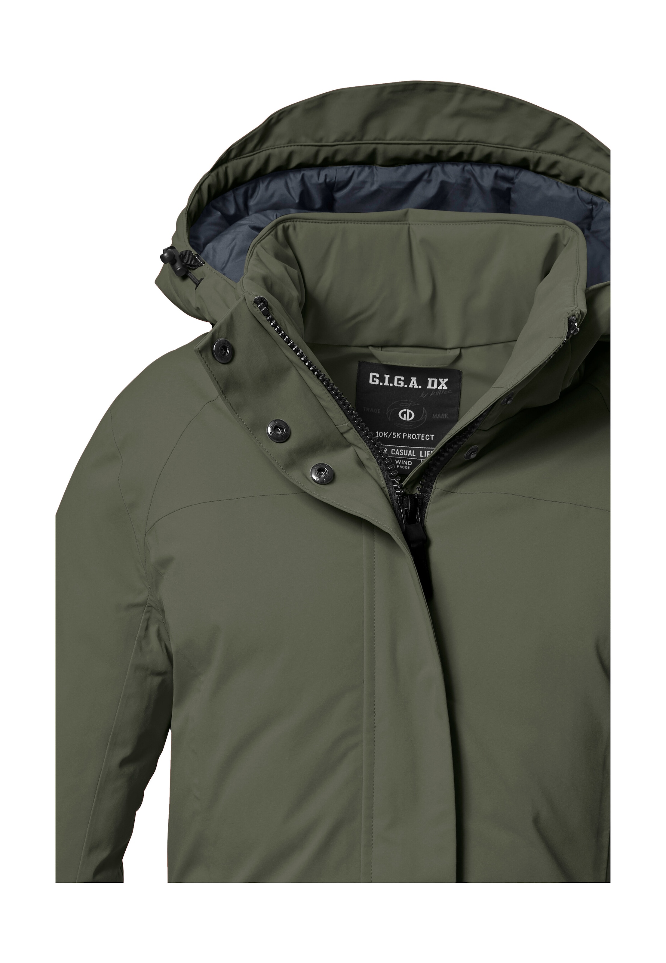 G.I.G.A. DX by killtec Funktionsjacke »GW 6 WMN JCKT«, Damen Winterjacke: wasserdicht, atmungsaktiv, abnehmbare Kapuze