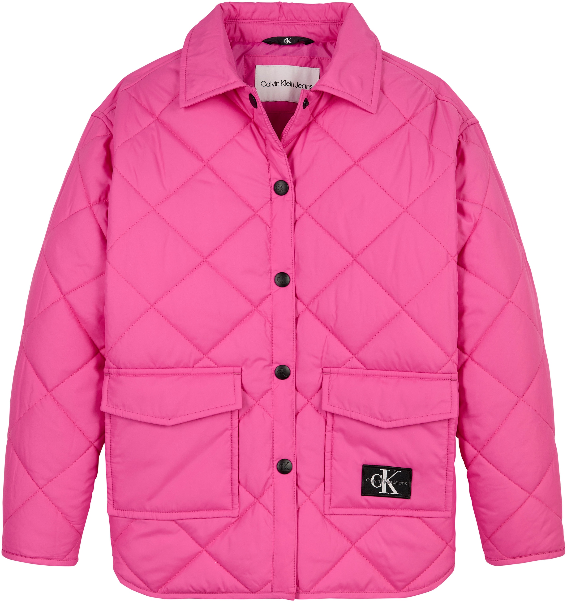 Calvin Klein Jeans Winterjacke »QUILTED WIDE OVERSHIRT«, für Kinder bis 16 Jahre