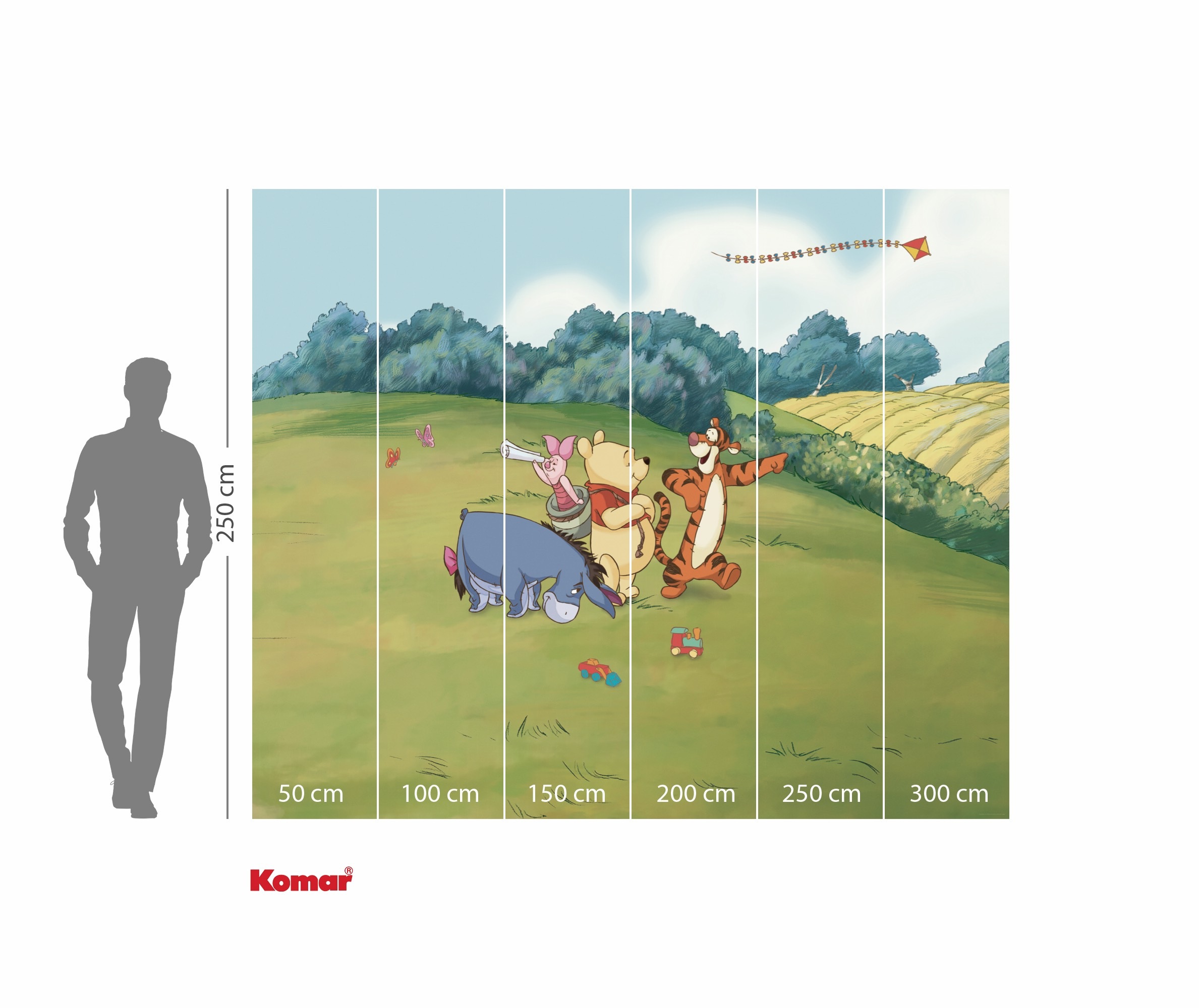 Komar Kindertapete »Disney Winnie the Pooh Adventure«, bedruckt