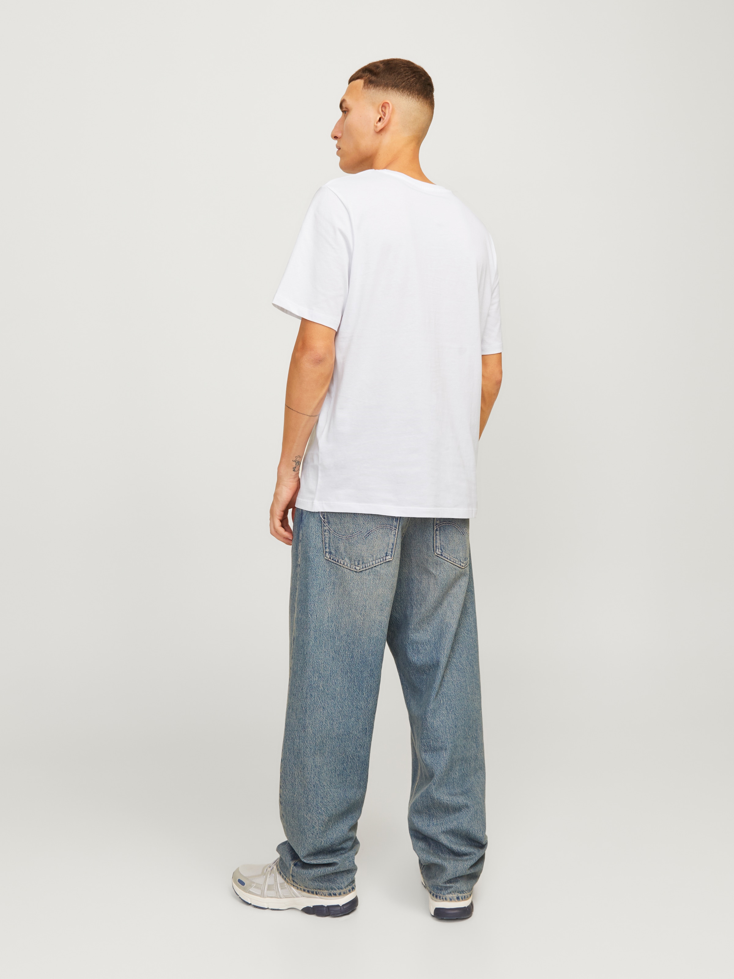 Jack & Jones Rundhalsshirt »JJECORP LOGO TEE SS O-NECK 3PK MP NOOS«, (Packung, 3 tlg.)