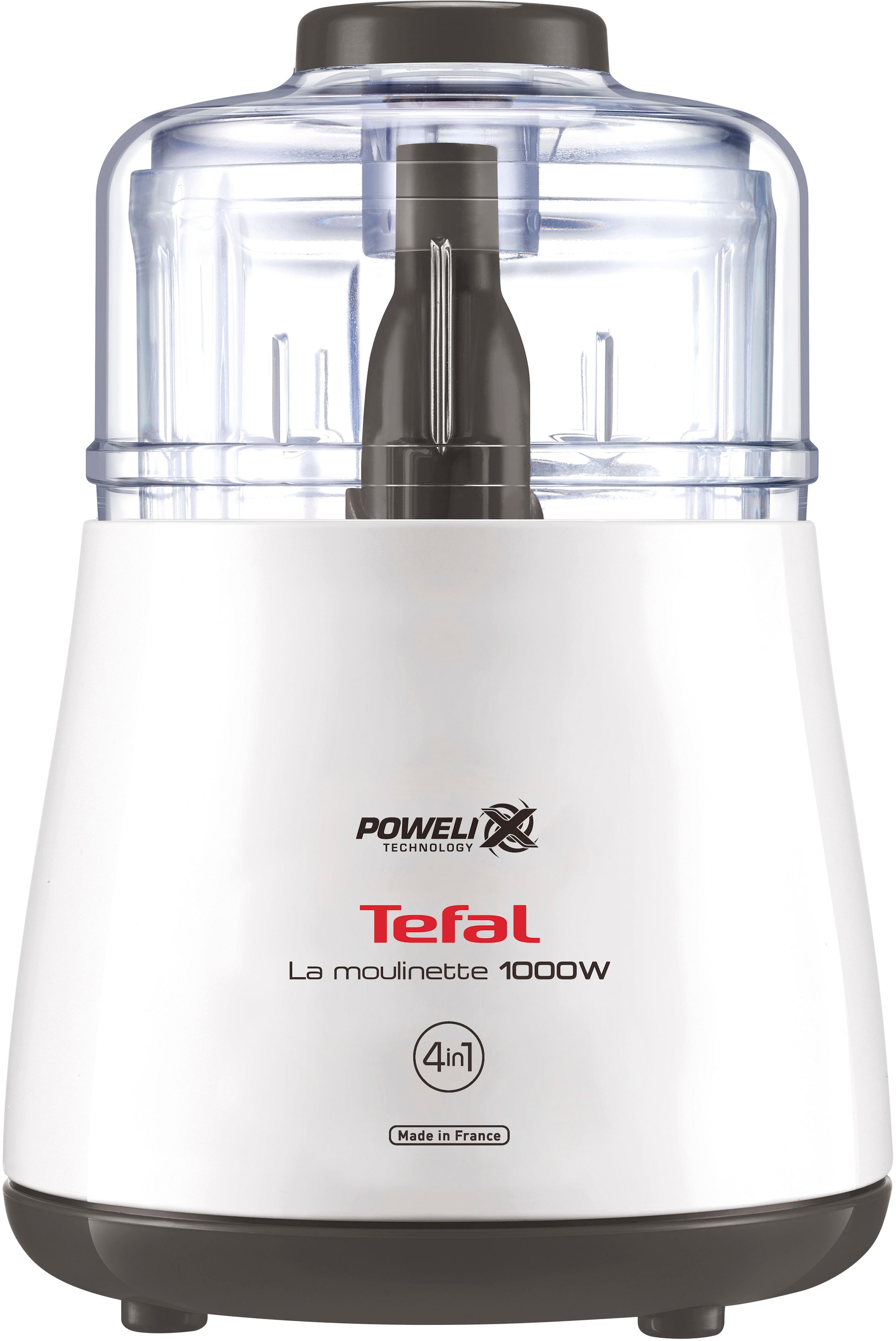 Tefal Zerkleinerer »DPA130 La Moulinette«, 1000 W, 300g Kapazität, 360°-Deckel, transparenter Behälter