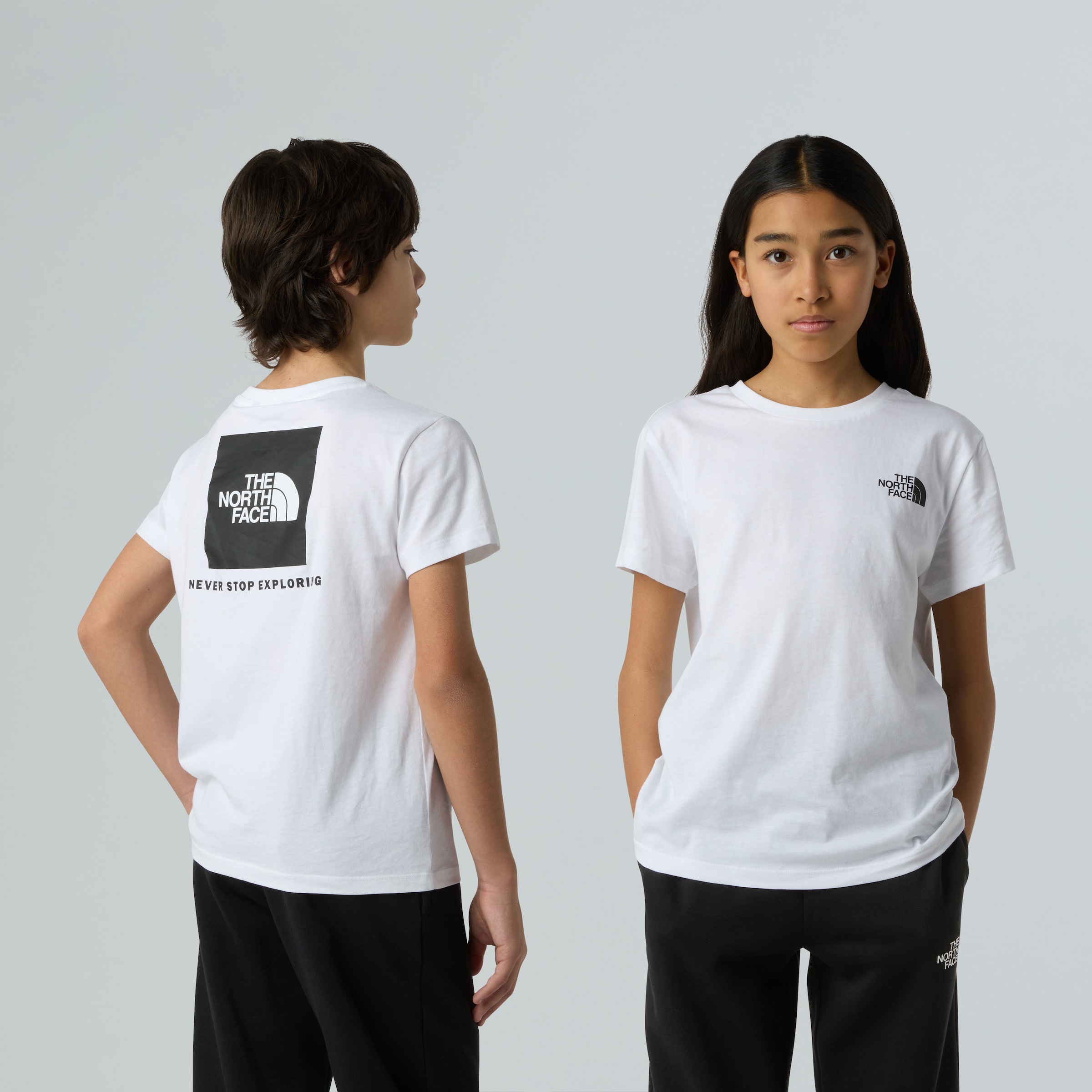 The North Face T-Shirt »TEEN BOX NSE REGULAR SS TEE« für Jugendliche, sportlicher Stil, Kurzarm, Rundhalsausschnitt