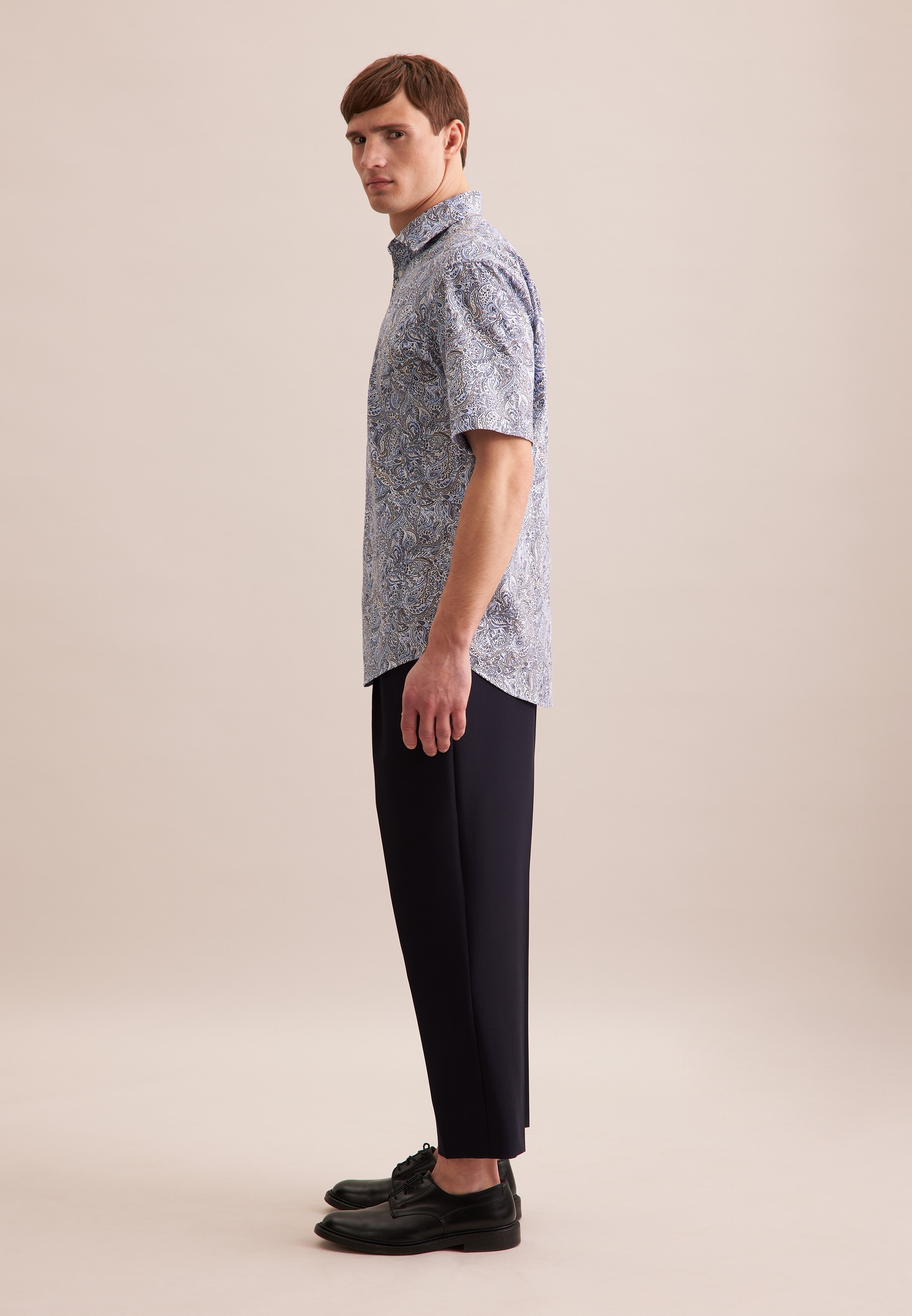 seidensticker Businesshemd »Comfort«, Comfort Kurzarm Kentkragen Floral