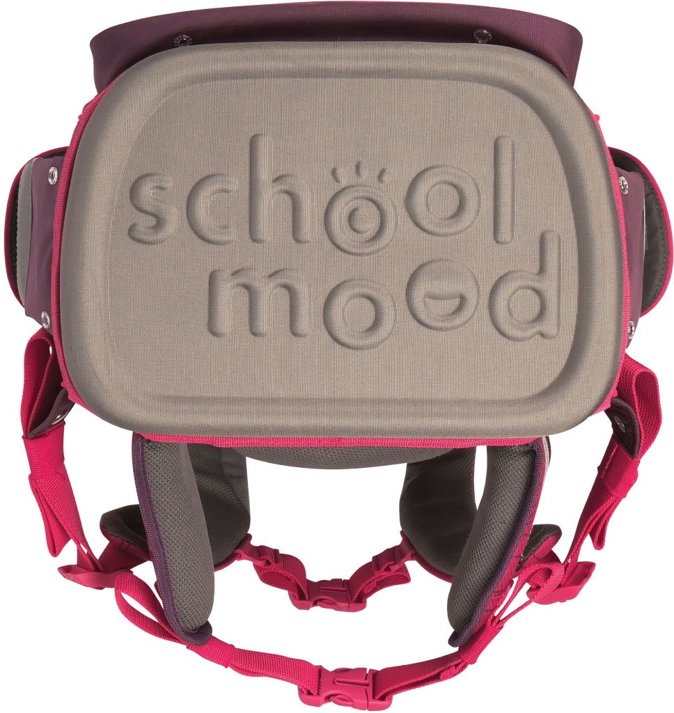 SCHOOL-MOOD® Schulranzen »Timeless, Luisa (Einhorn)«, retroreflektierende Flächen, mit LED-Patchy; aus recyceltem Material