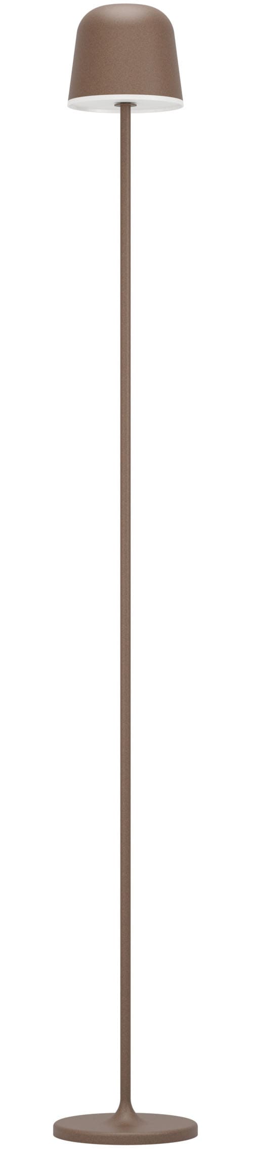 EGLO Stehlampe »MANNERA-L Stehlampe - Alu, Stahl - LED - 4,3W - IP54« LED-Modul 1 Stk. Neutralweiß | Warmweiß Standleuchte, Leselampe, Wohzimmer, Schlafzimmer, H140 x Ø16 cm