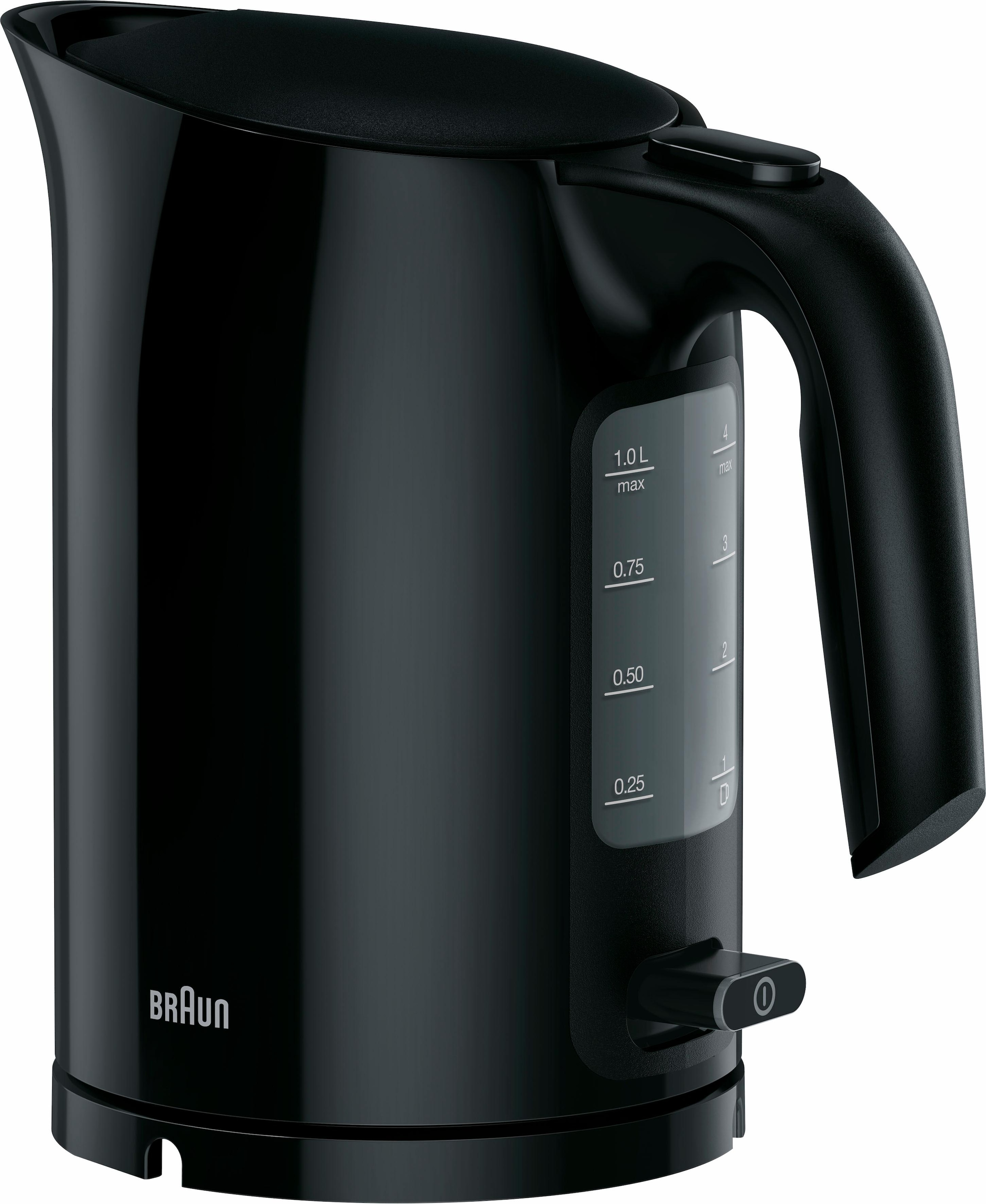Braun Wasserkocher »WK 3000 BK«, 1 l, 2200 W