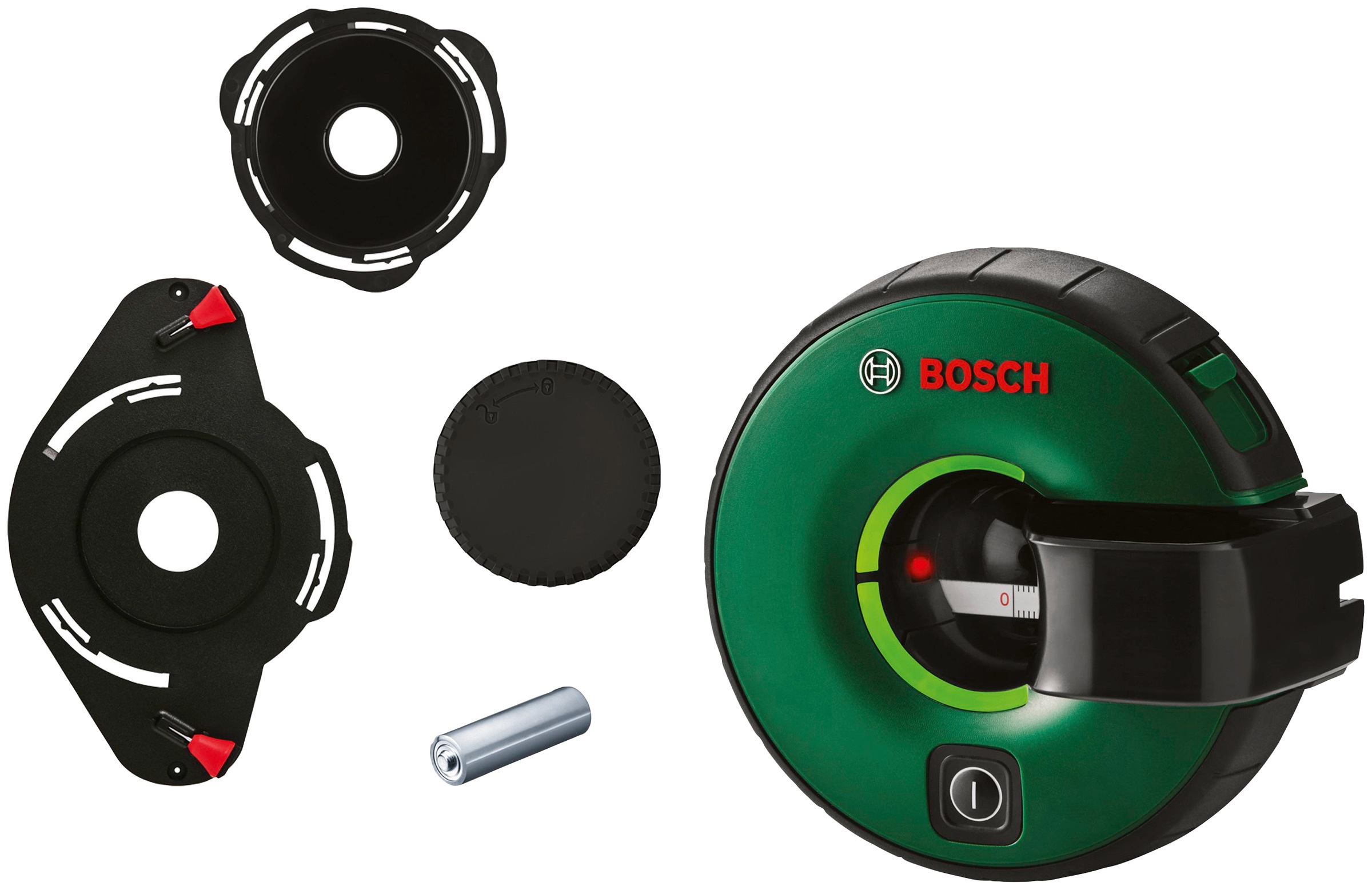 Bosch Home & Garden Linienlaser »Atino«, manuelles Nivelliergerät kombiniert mit einem Maßband