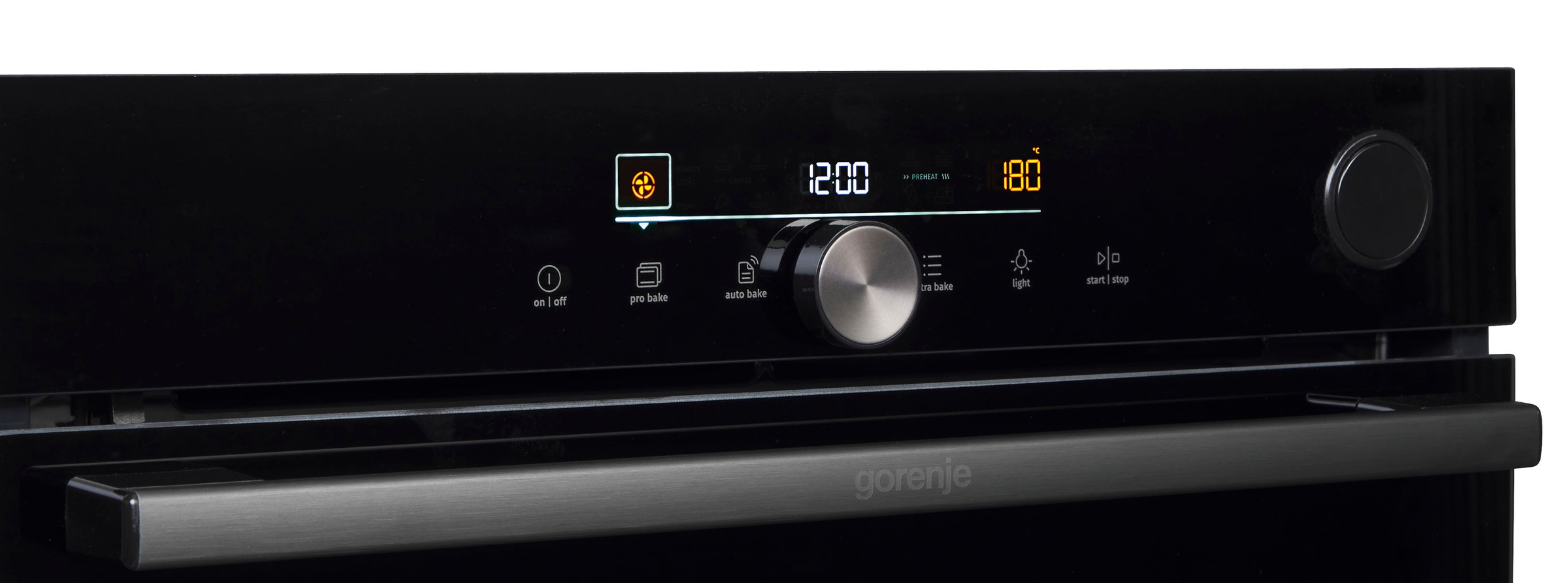GORENJE Pyrolyse Backofen  »BPSA6747DGWI«, mit 2-fach-Teleskopauszug, Pyrolyse-Selbstreinigung, AirFry-Funktion