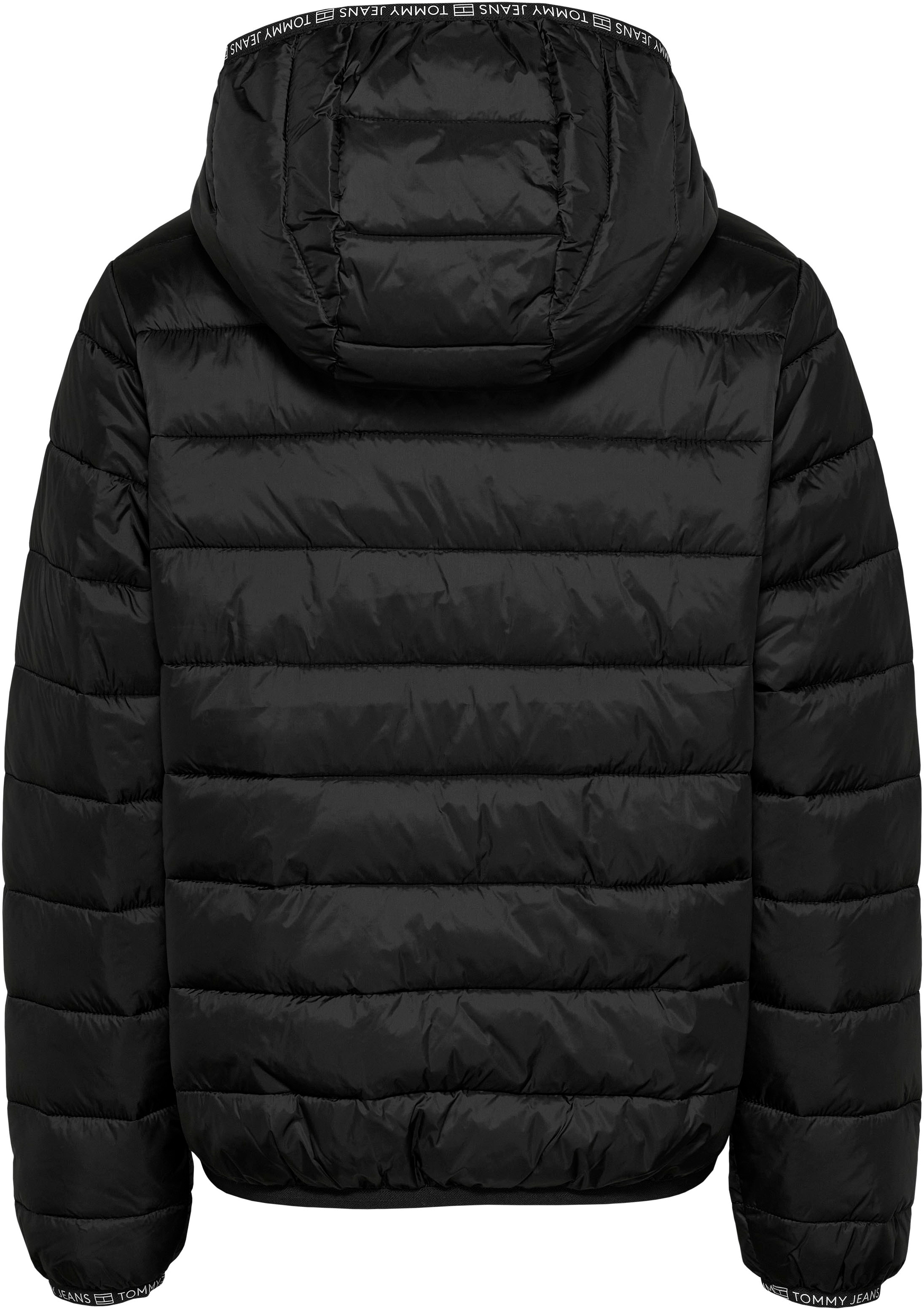 Tommy Jeans Steppjacke »TJW QUILTED TAPE HOOD JACKET EXT«, mit Kapuze, mit Kapuze