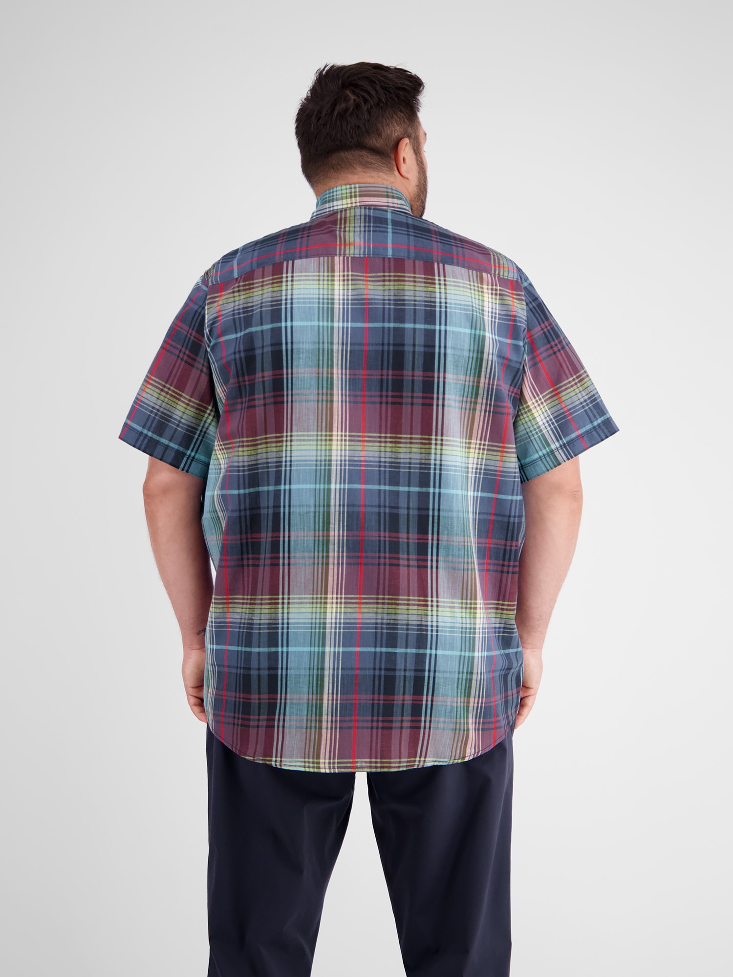 LERROS Kurzarmhemd »Sommerliches Karohemd in Übergrößen«