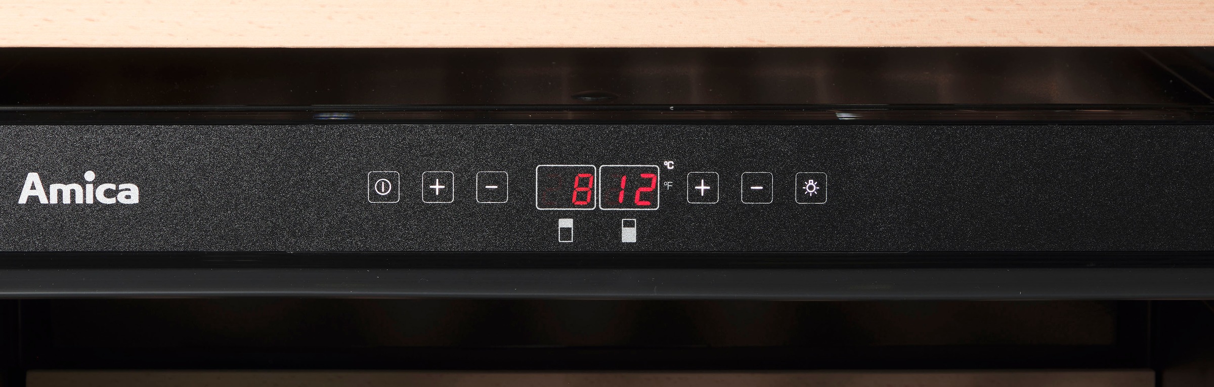 Amica Einbauweinkühlschrank »WCB2K60B36.1 / WK 341 212 S«, für 37 St. Standardflaschen á 075l