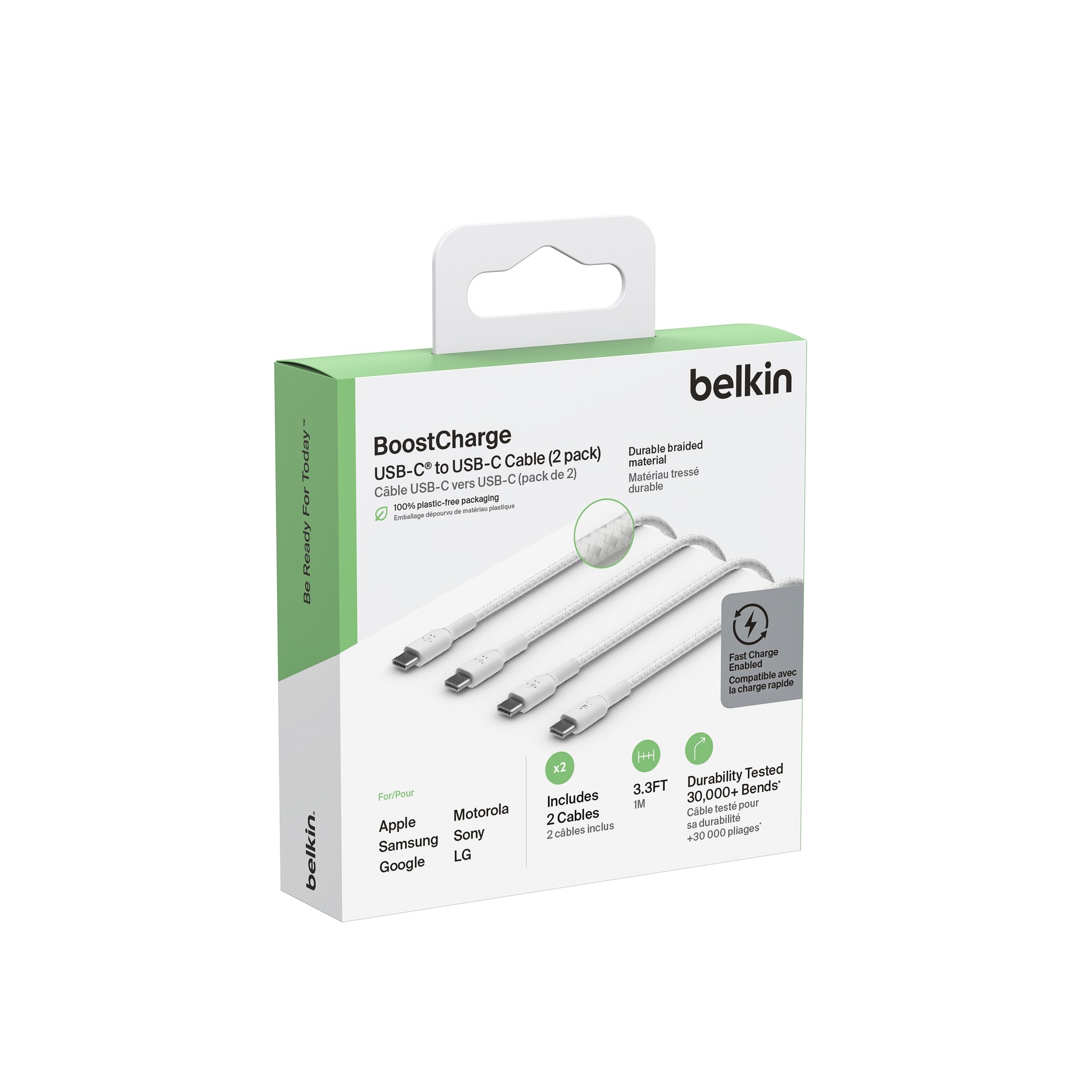 Belkin USB-Kabel »BoostCharge USB-C zu USB-C Kabel 1m«, USB Typ C-USB Typ C, 100 cm