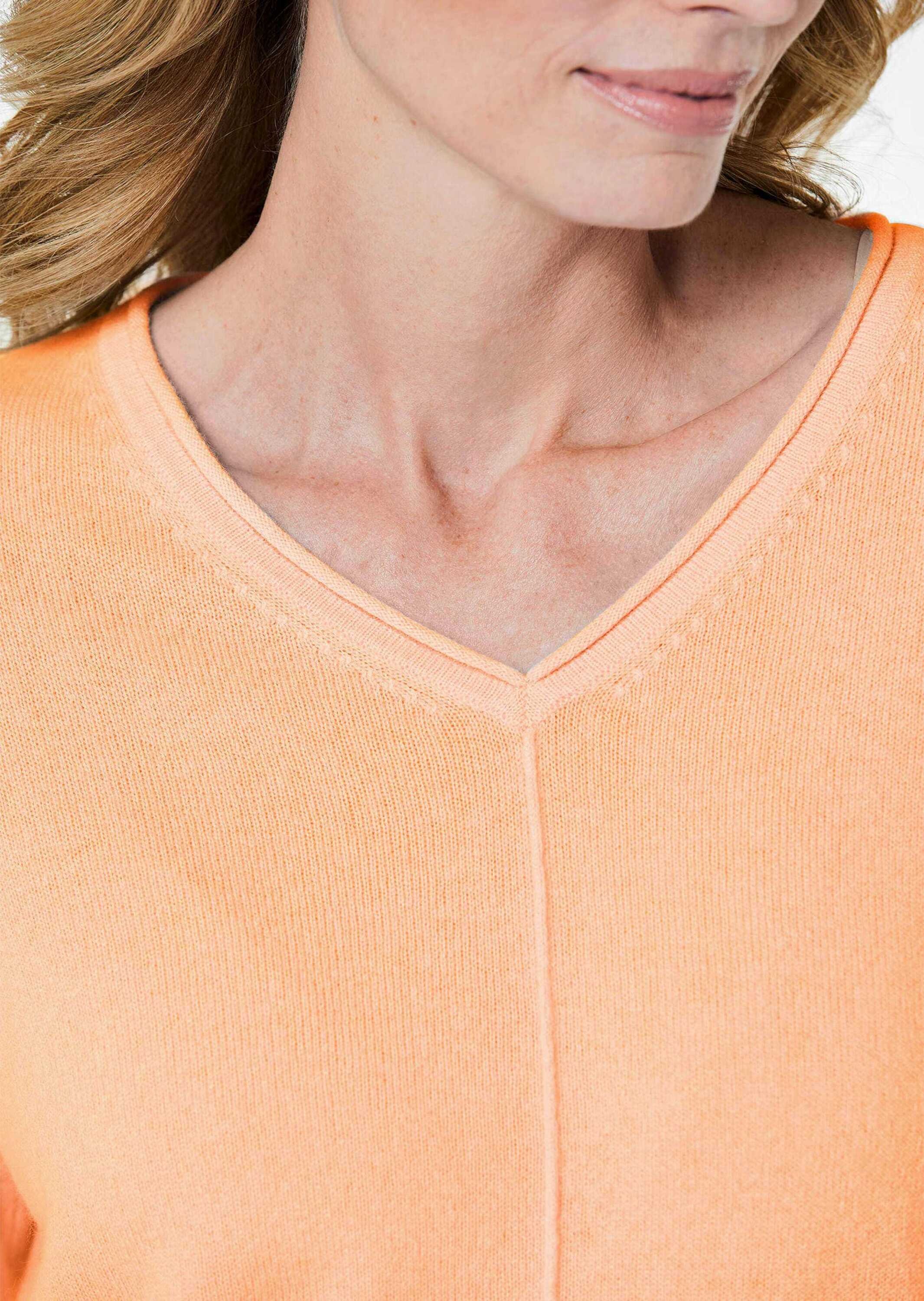GOLDNER Strickpullover »Kaschmirpullover mit V-Ausschnitt«