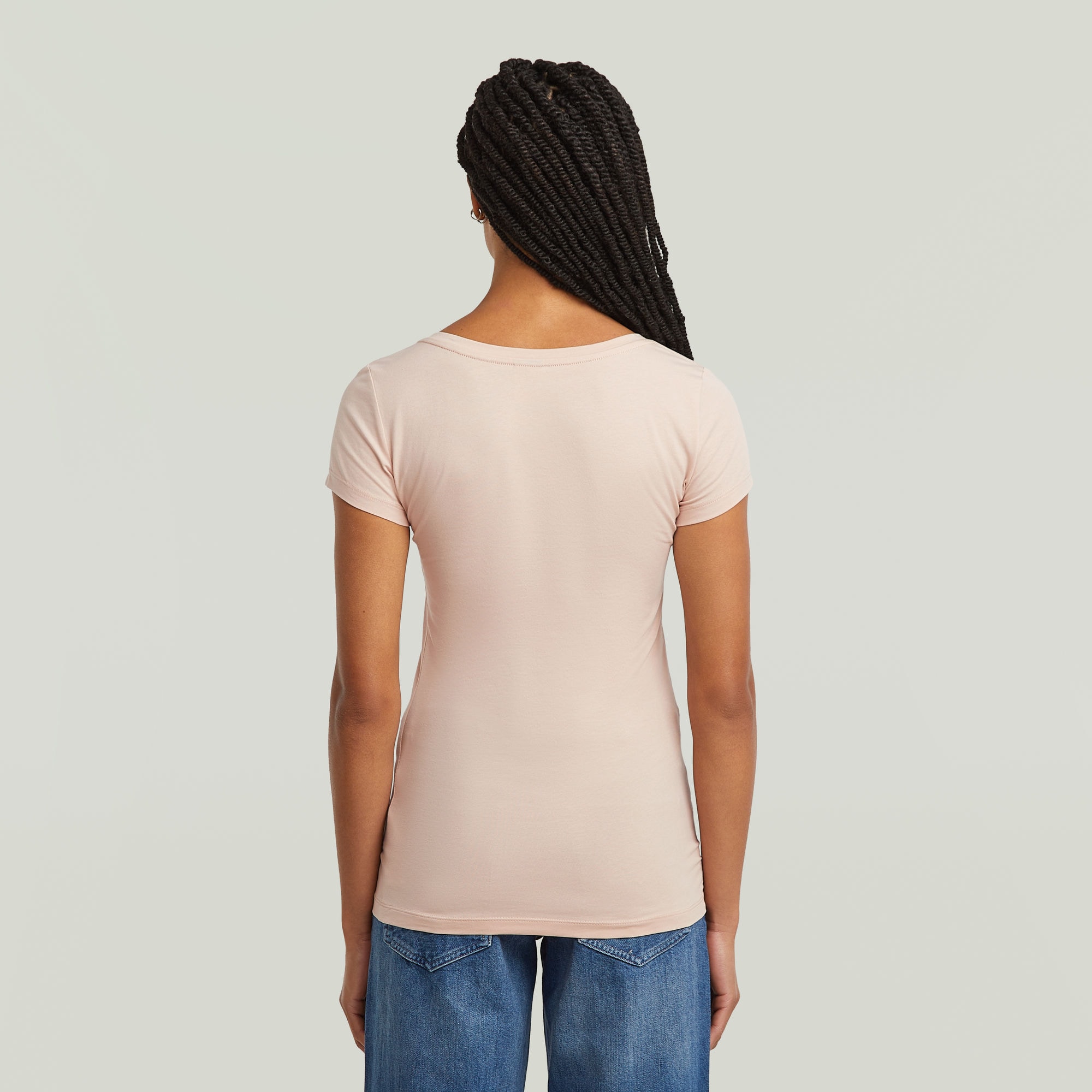G-STAR V-Shirt »Base v t wmn cap sl«, mit kleinem Logodruck vorne
