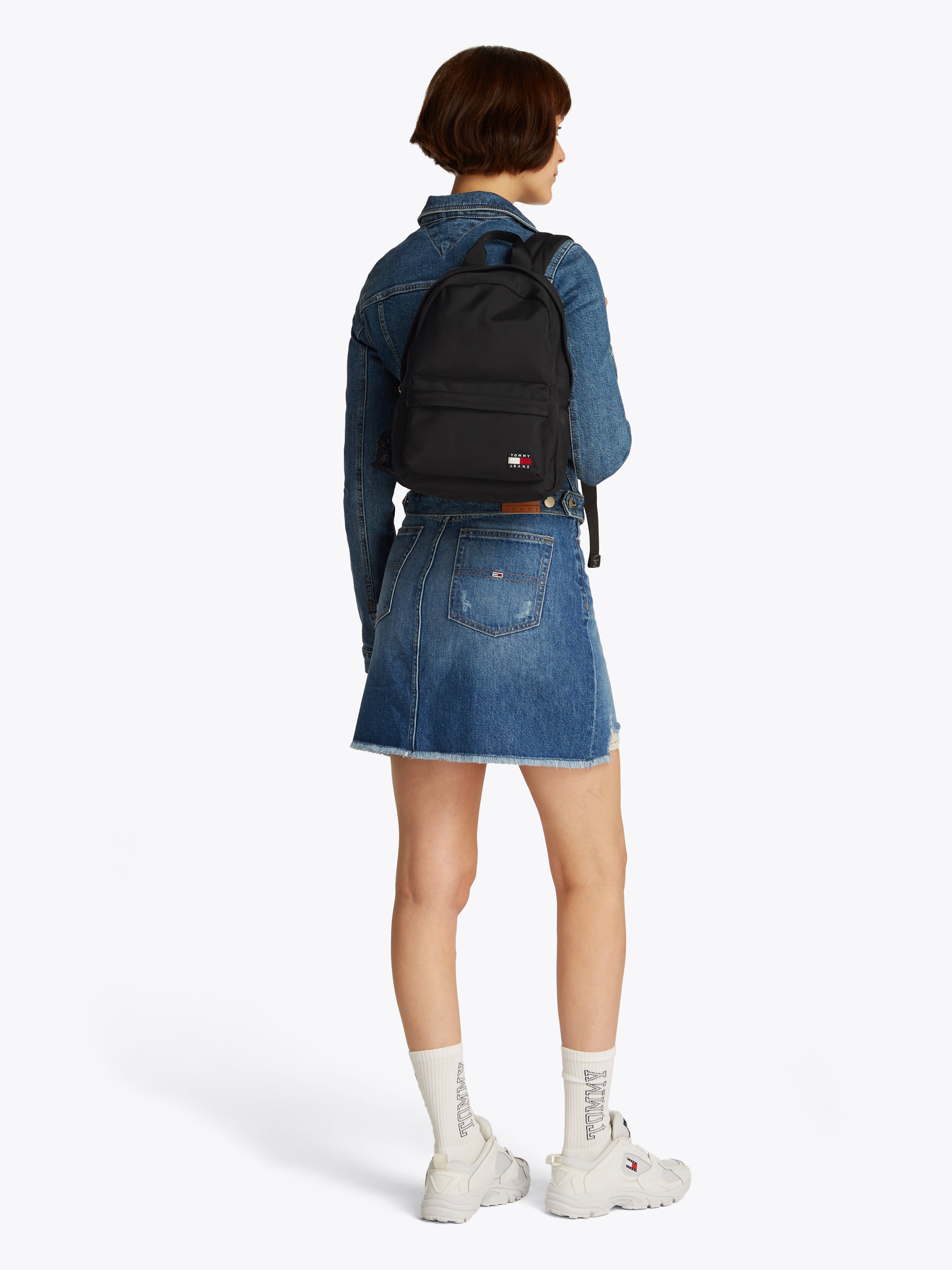 Tommy Jeans Freizeitrucksack »TJW ESS DAILY BACKPACK«, City Rucksack, Schulrucksack mit verstellbaren Schulterriemen