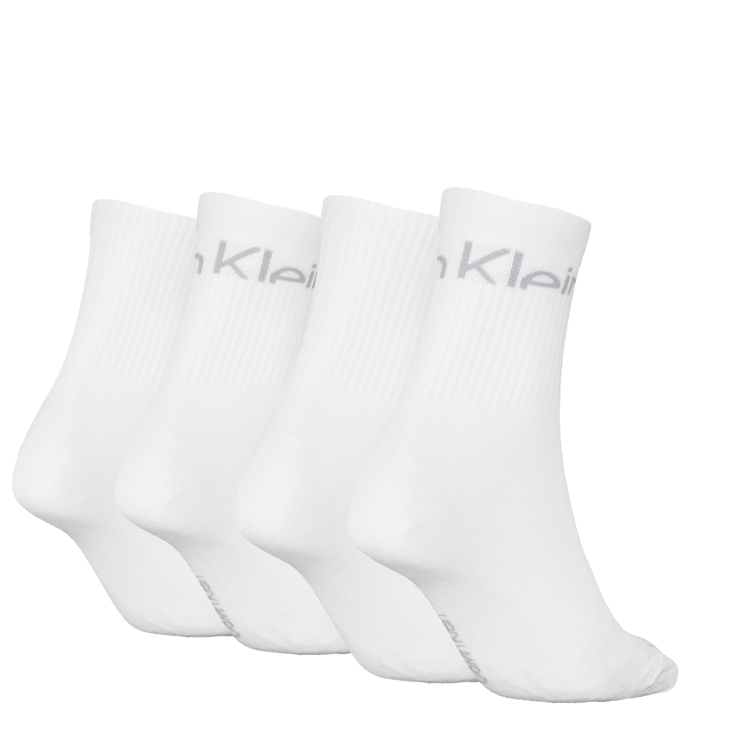 Calvin Klein Jeans Socken »CKJ WOMEN SHORT SOCK 4P CUT LOGO ECOM«, (4er Pack)