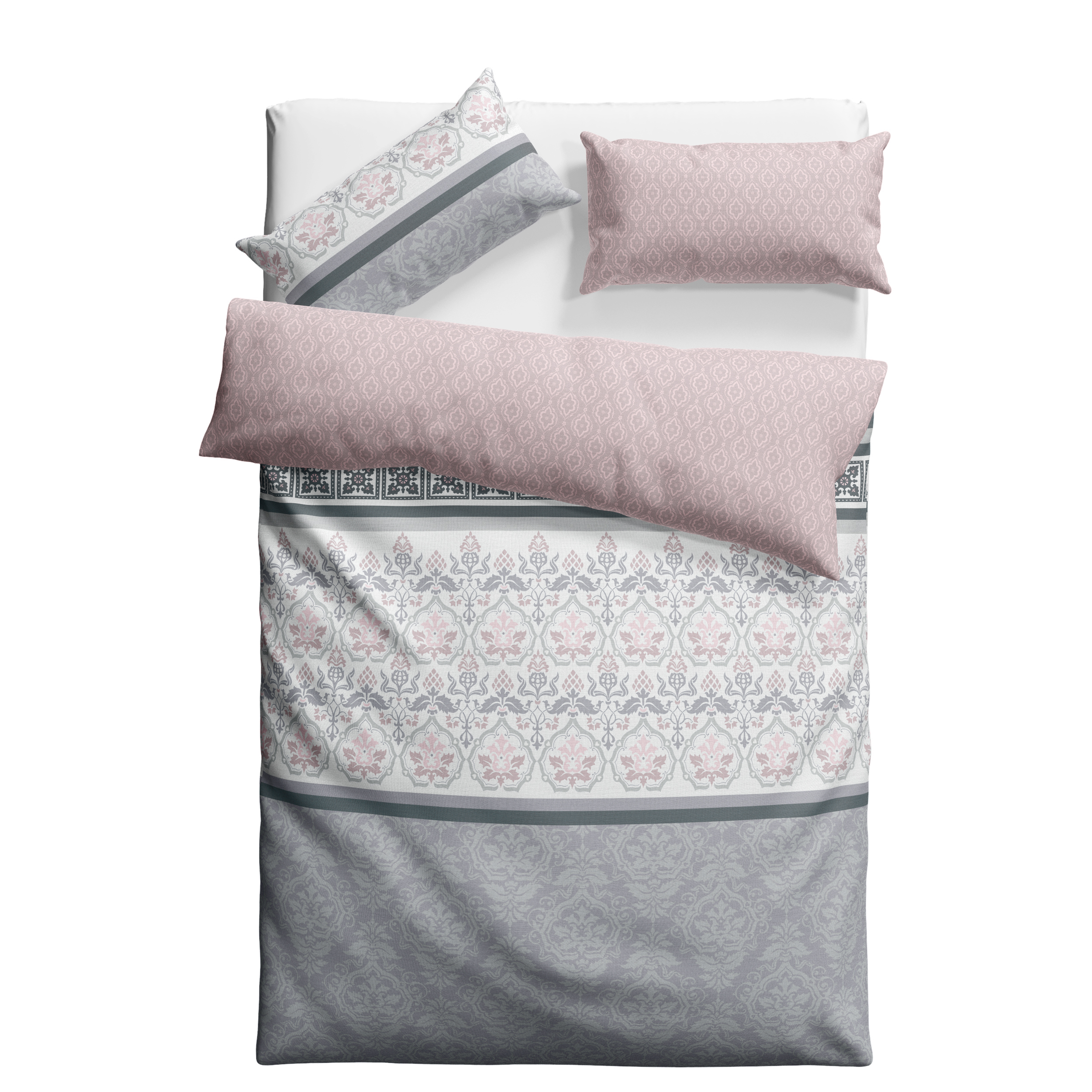 Bettwäsche »Cremona in Renforcé, Biber (Flanell) und PolyCotton Qualität, romantisch,...