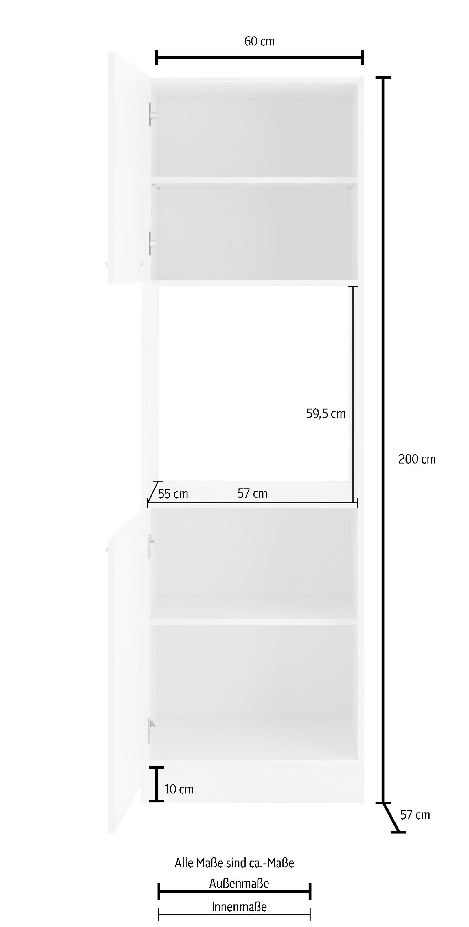 wiho Küchen Backofenumbauschrank »Flexi2«