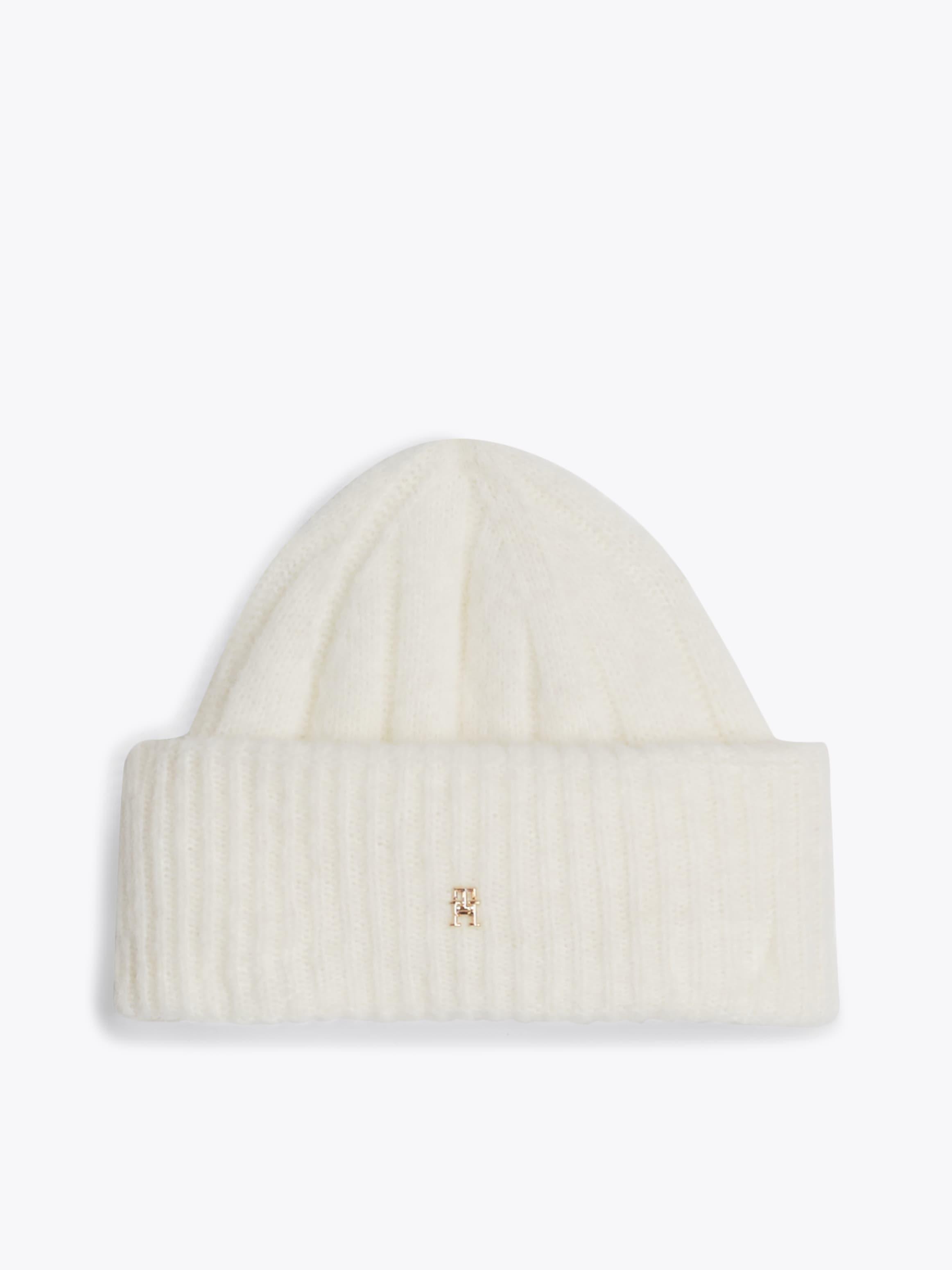 Tommy Hilfiger Beanie »TH TIMELESS BEANIE«, mit Monogramm-Emblem