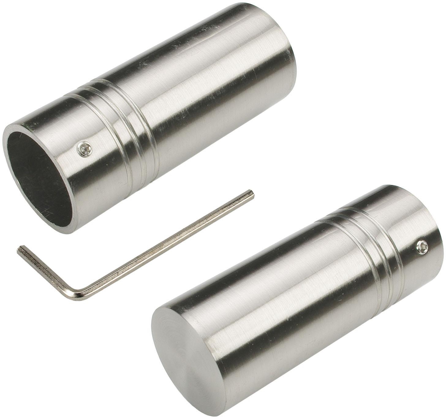 Liedeco Gardinenstange »CELZYLIN01SG1L«, 1 läufig-läufig, Fixmaß, 1-läufig im Fixmaß Ø 25 mm