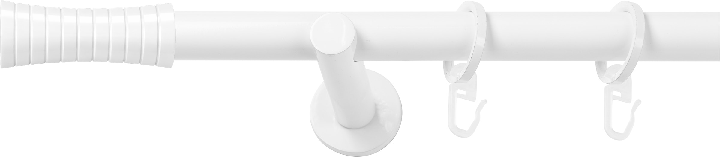 SN DECO GROUP Gardinenstange Ø 19 mm 1 läufig-läufig Fixmaß;kürzbar