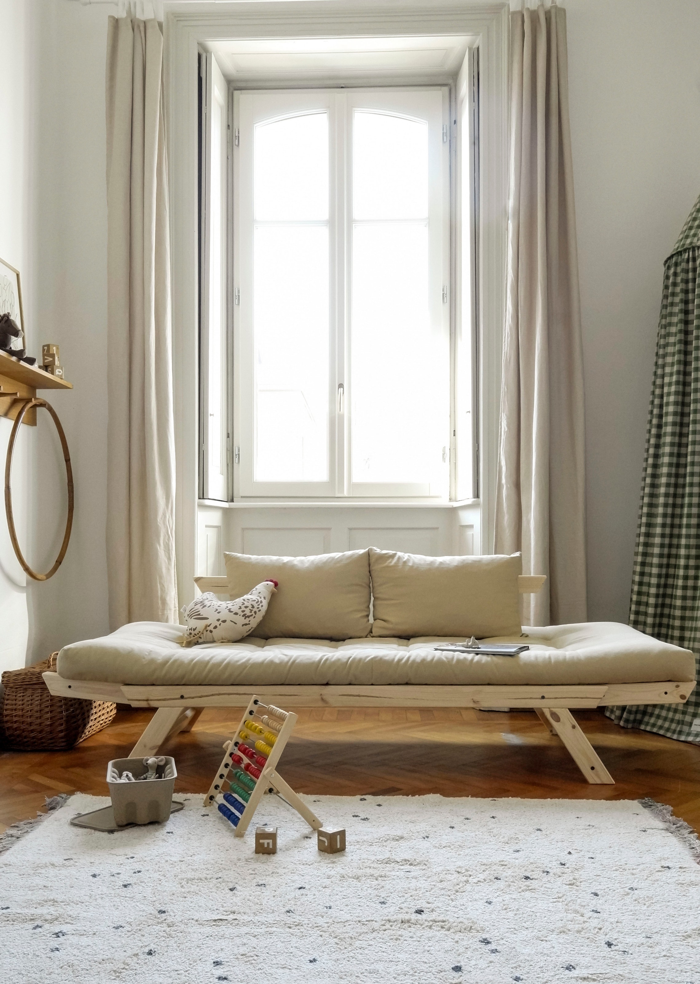 Karup Design Schlafsofa »Bebop, inkl. Futonmatratze – vielseitig klappbar, Breite: 180/200 cm« inkl. Futonmatratze