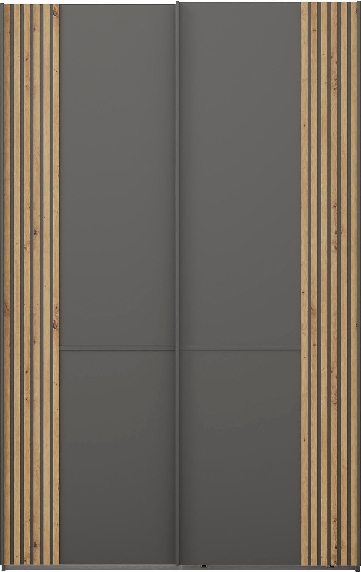 Musterring Schwebetürenschrank »Isabelle« Türen mit Lamellenoptik, verschiedene Größen und Farben, Höhe 236cm