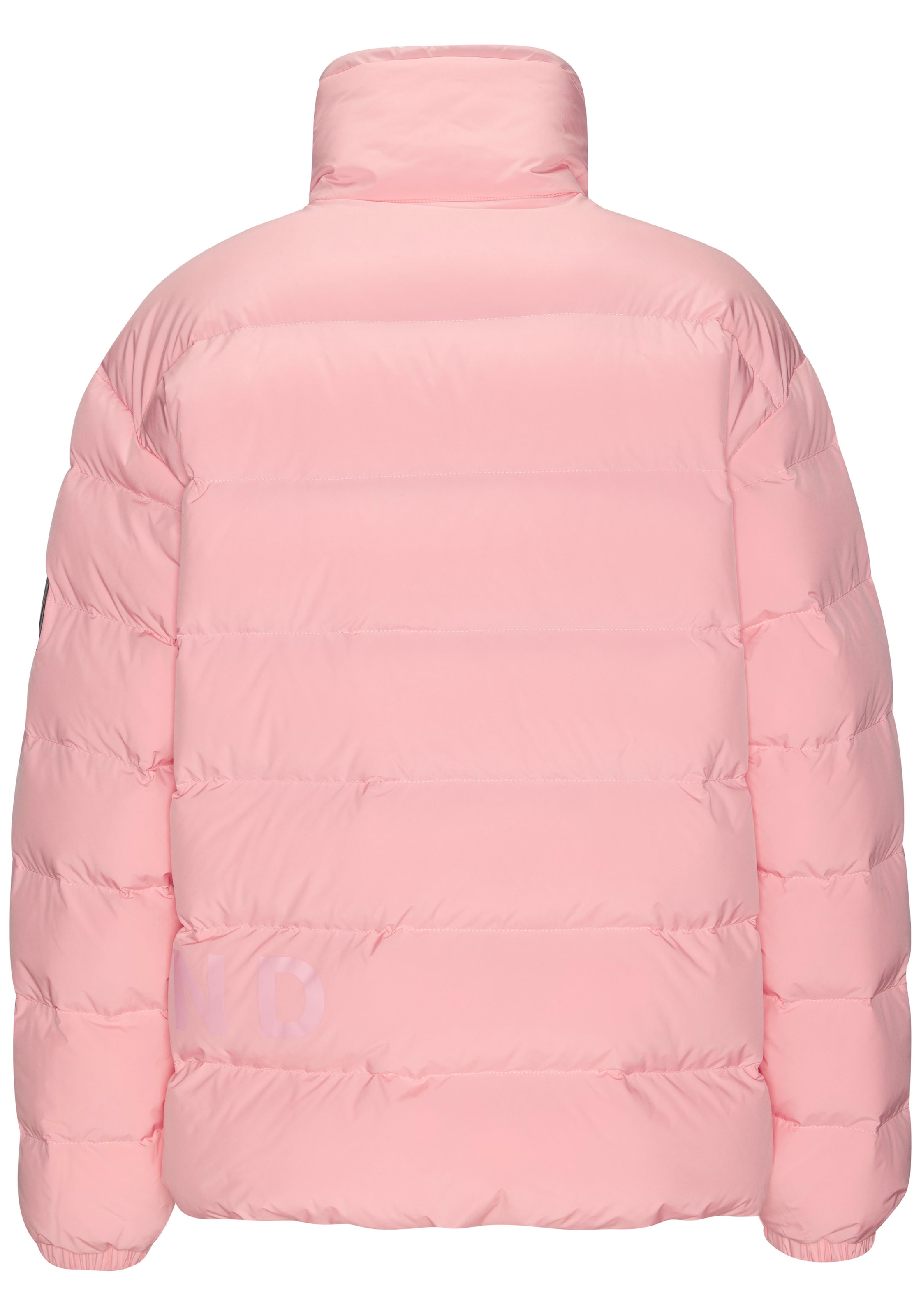 Elbsand Steppjacke, mit großem seitlichen Logo-Print