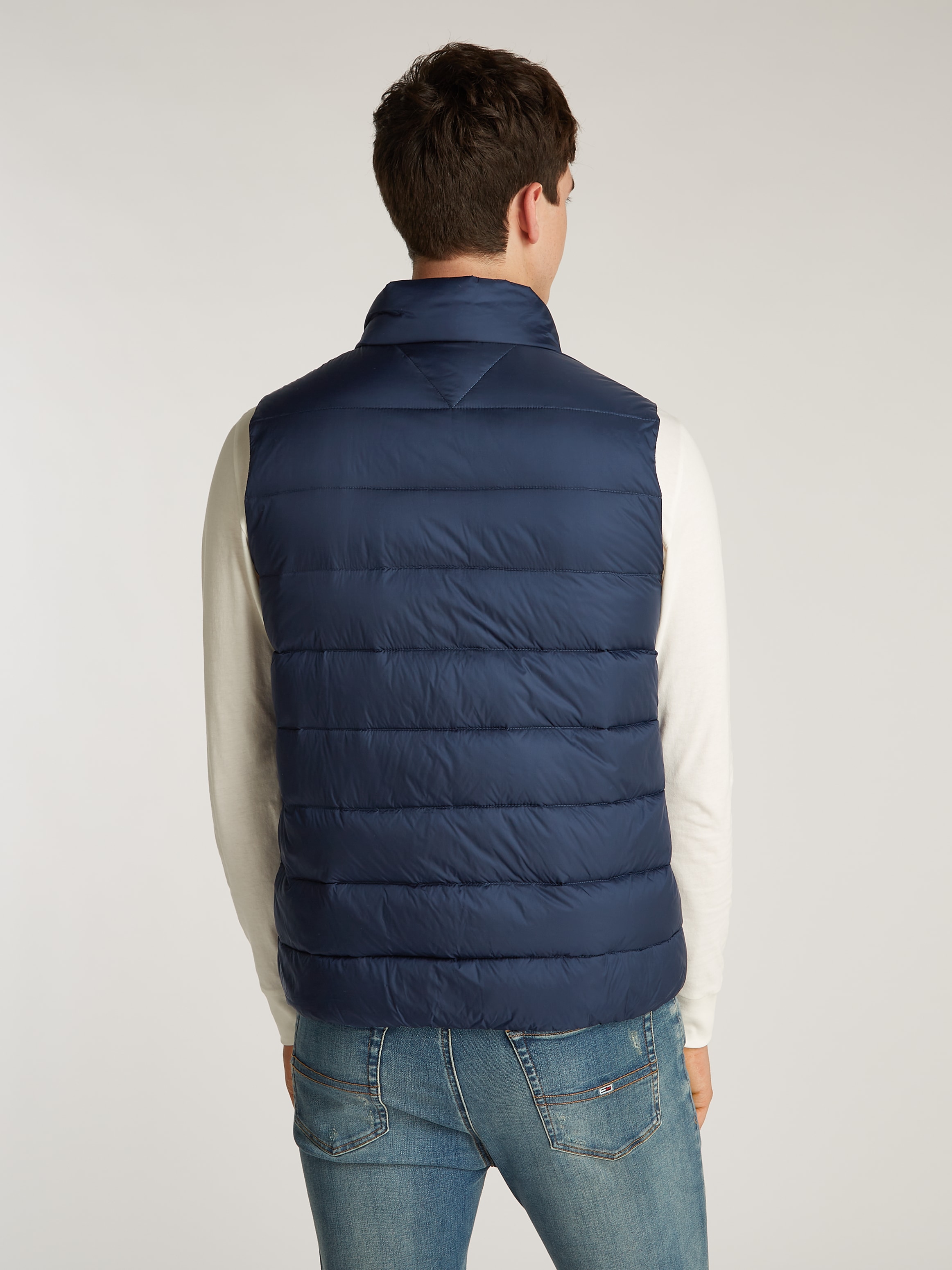 Tommy Jeans Plus Steppweste »TJM LT DOWN VEST EXT«, in Großen Größen, Logostickerei, Eingriffstaschen
