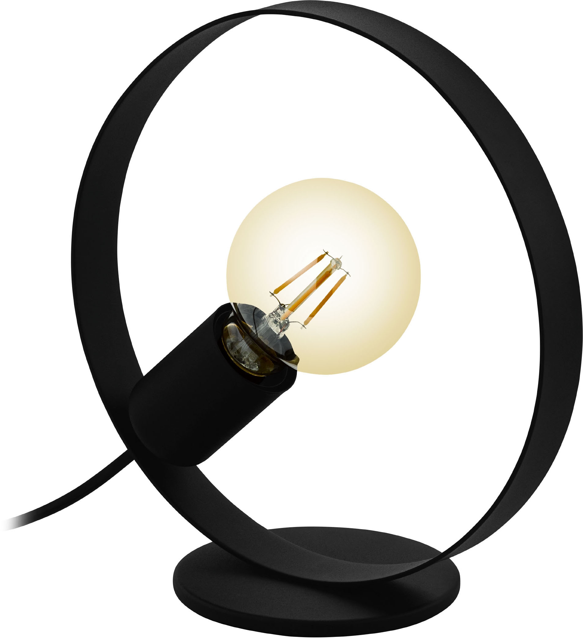 mit Wohnzimmerlampe, online »FRIJOLAS«, Tischleuchte Tischleuchte Jahren Garantie Fassung Nachttischlampe kaufen 3 | E27 industrial, EGLO XXL